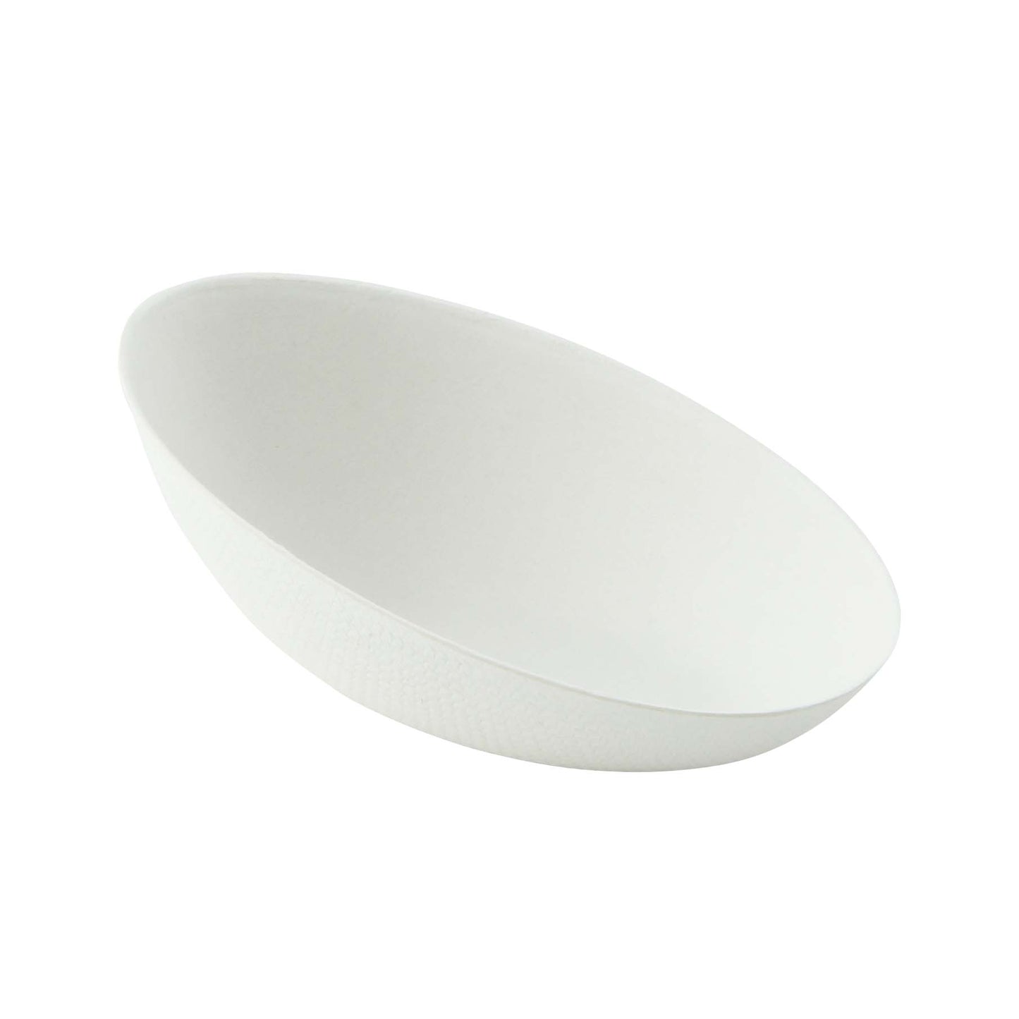 Bio n Chic Egg Shaped White Sugarcane Dish