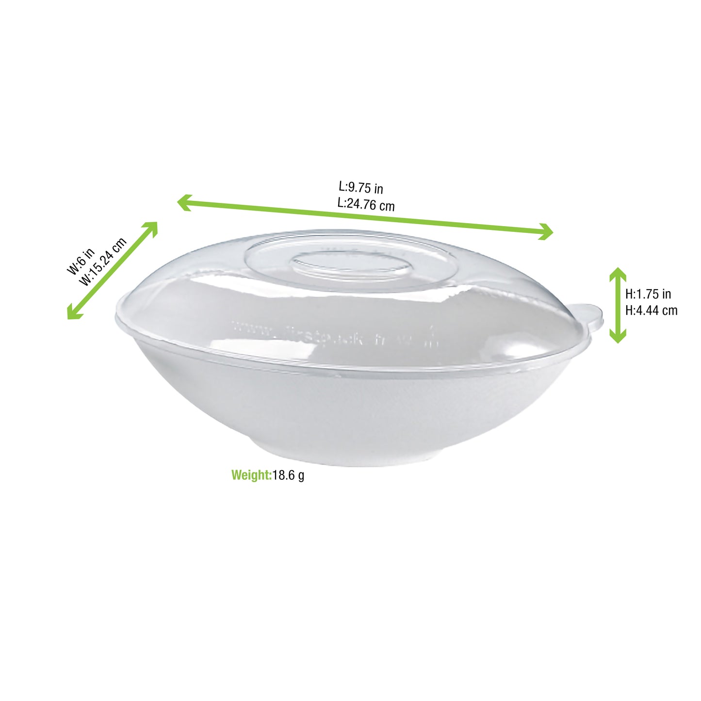 Clear PET Lid for 210BCHIC1000 & 210BCHIC1000BR