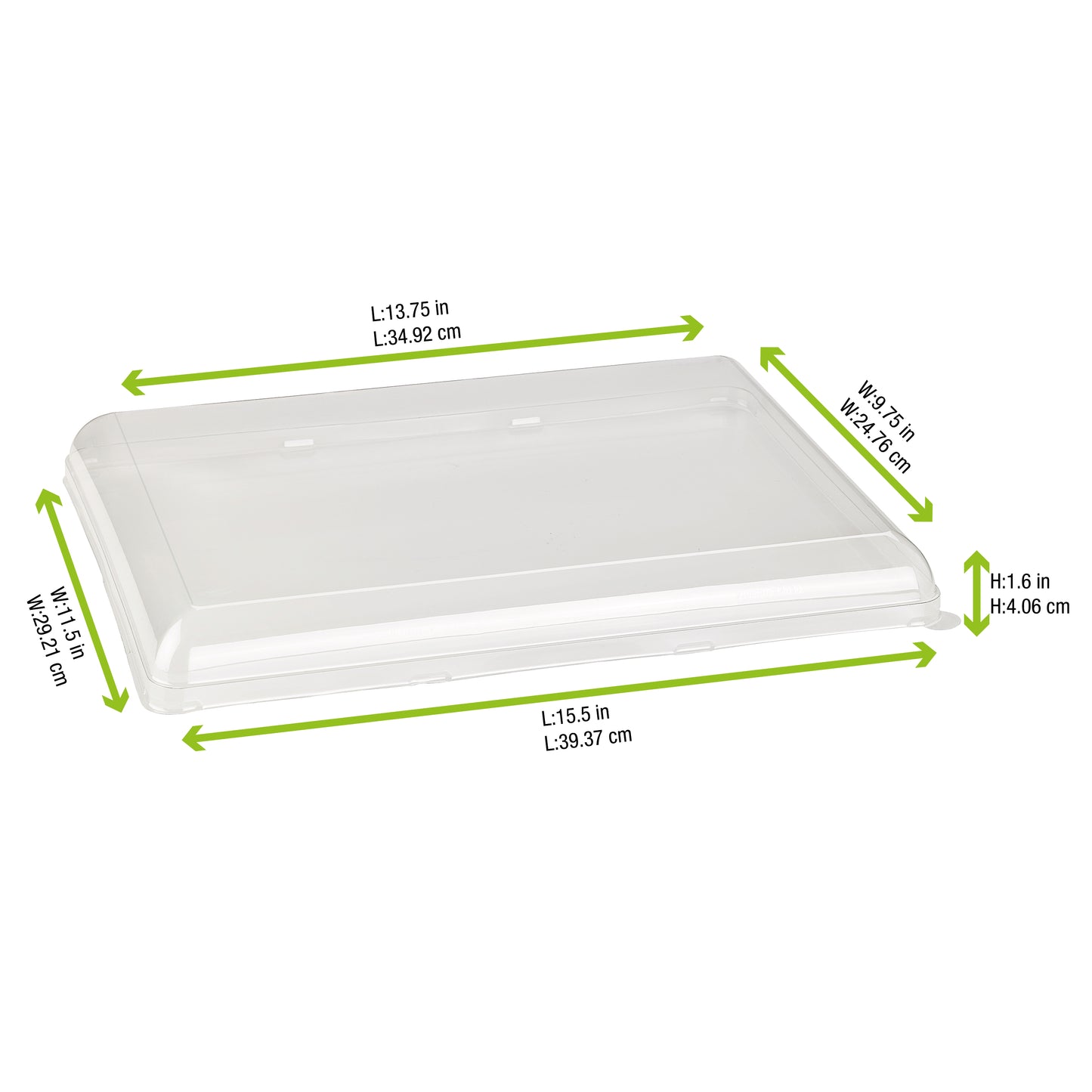 Clear PET Lid for 210BCHIC3929