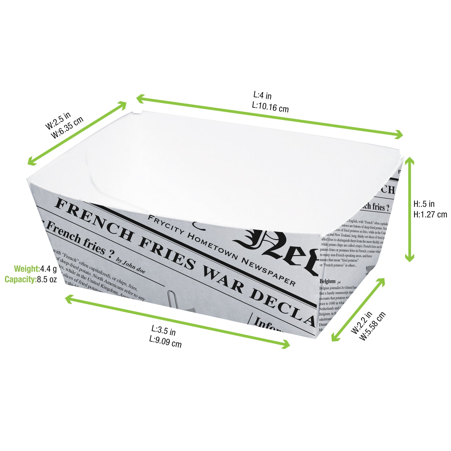 Sturdy Newspaper Printed Basket
