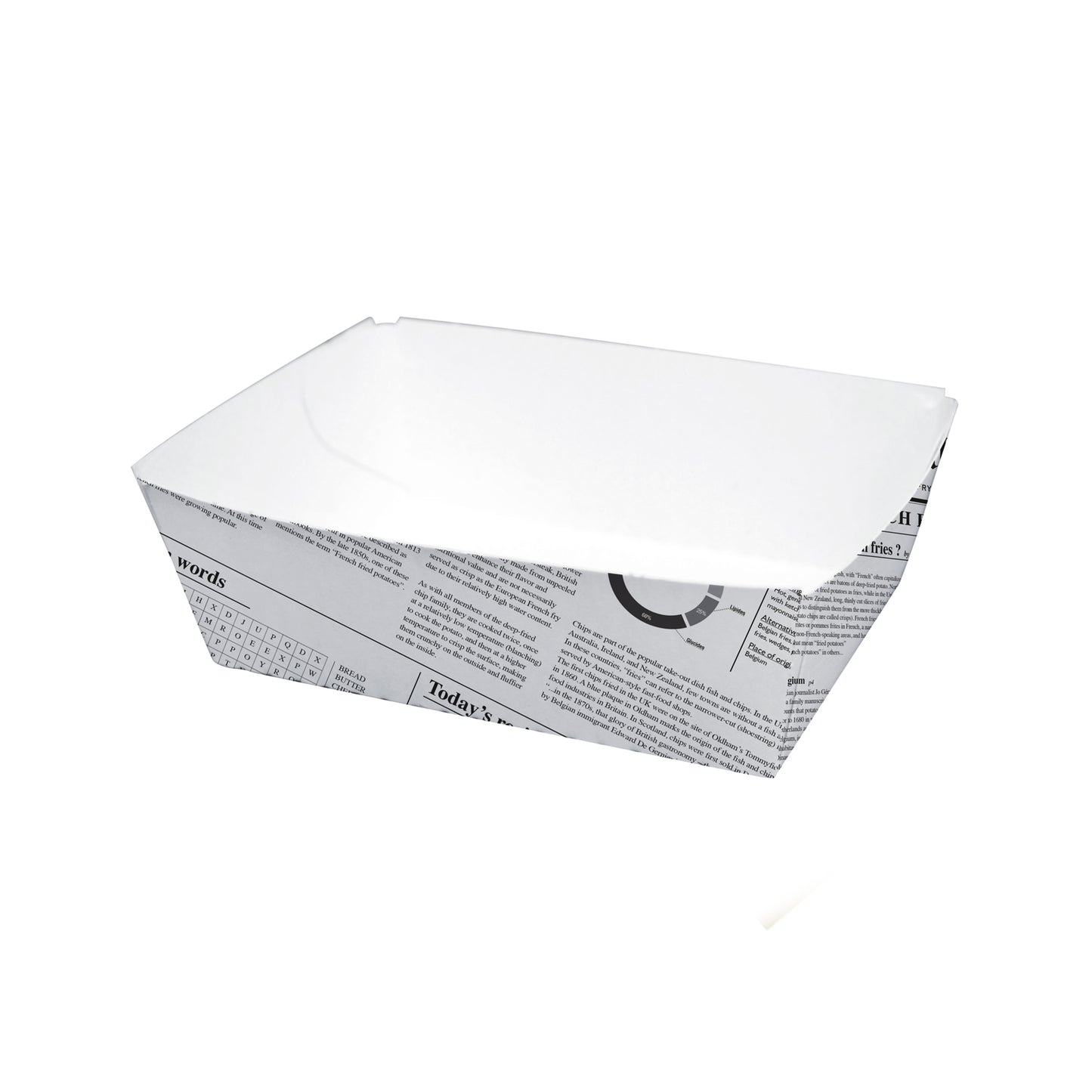 Sturdy Newspaper Printed Basket
