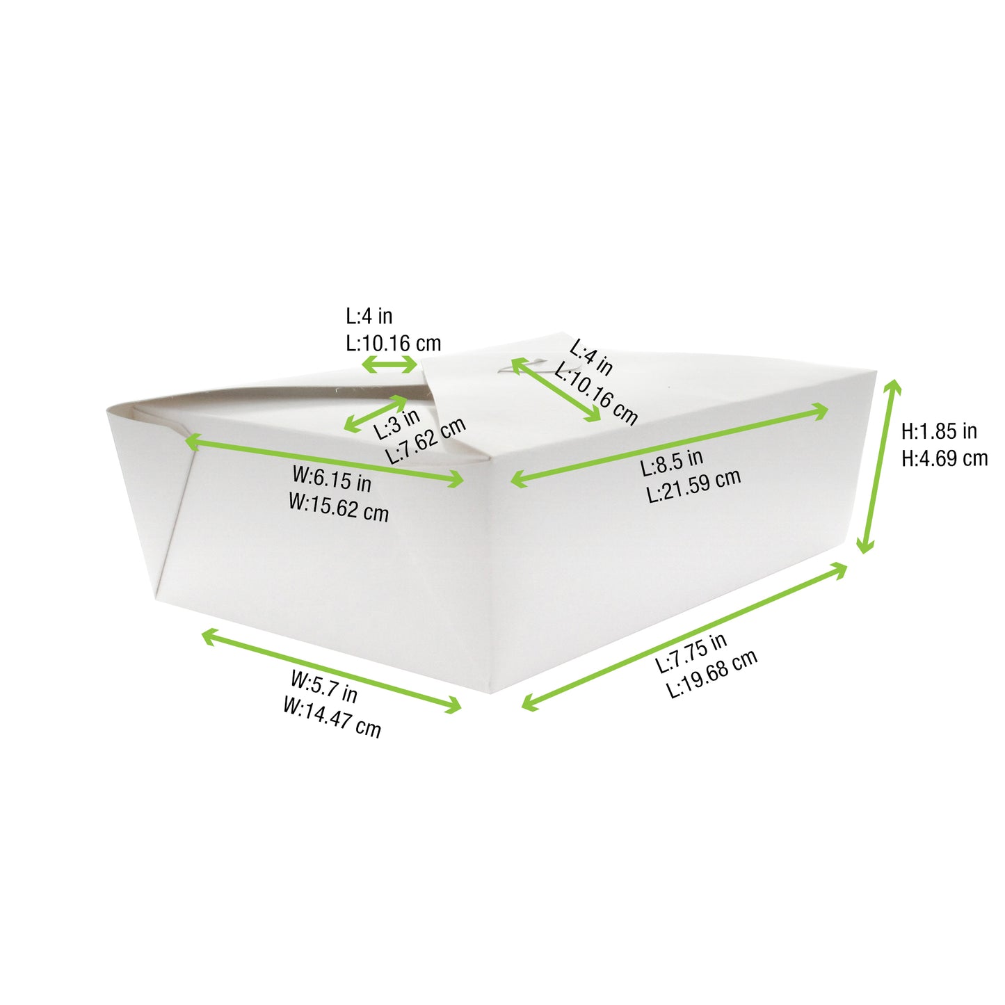 White Meal Box 200/Case
