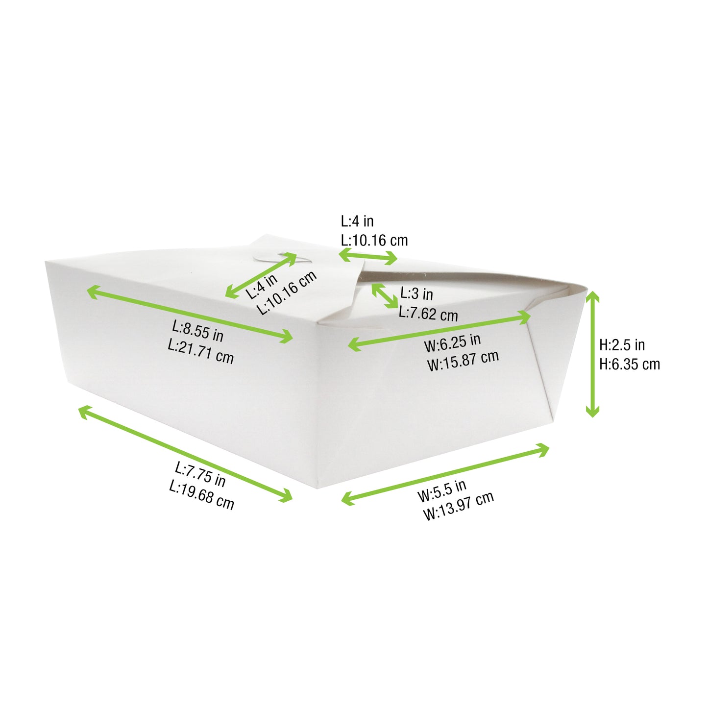White Meal Box 200/Case
