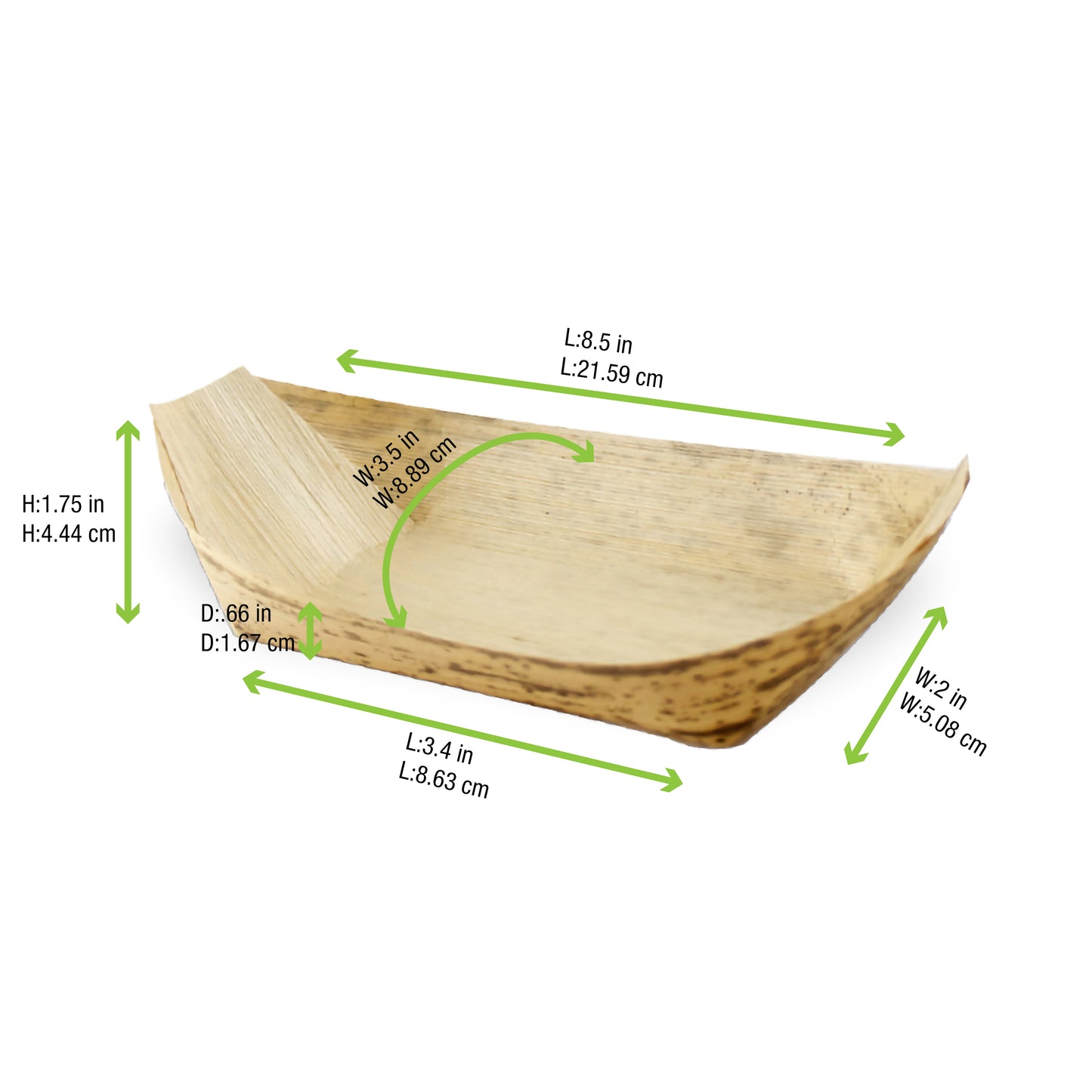 Bamboo Leaf Boat 500/Case