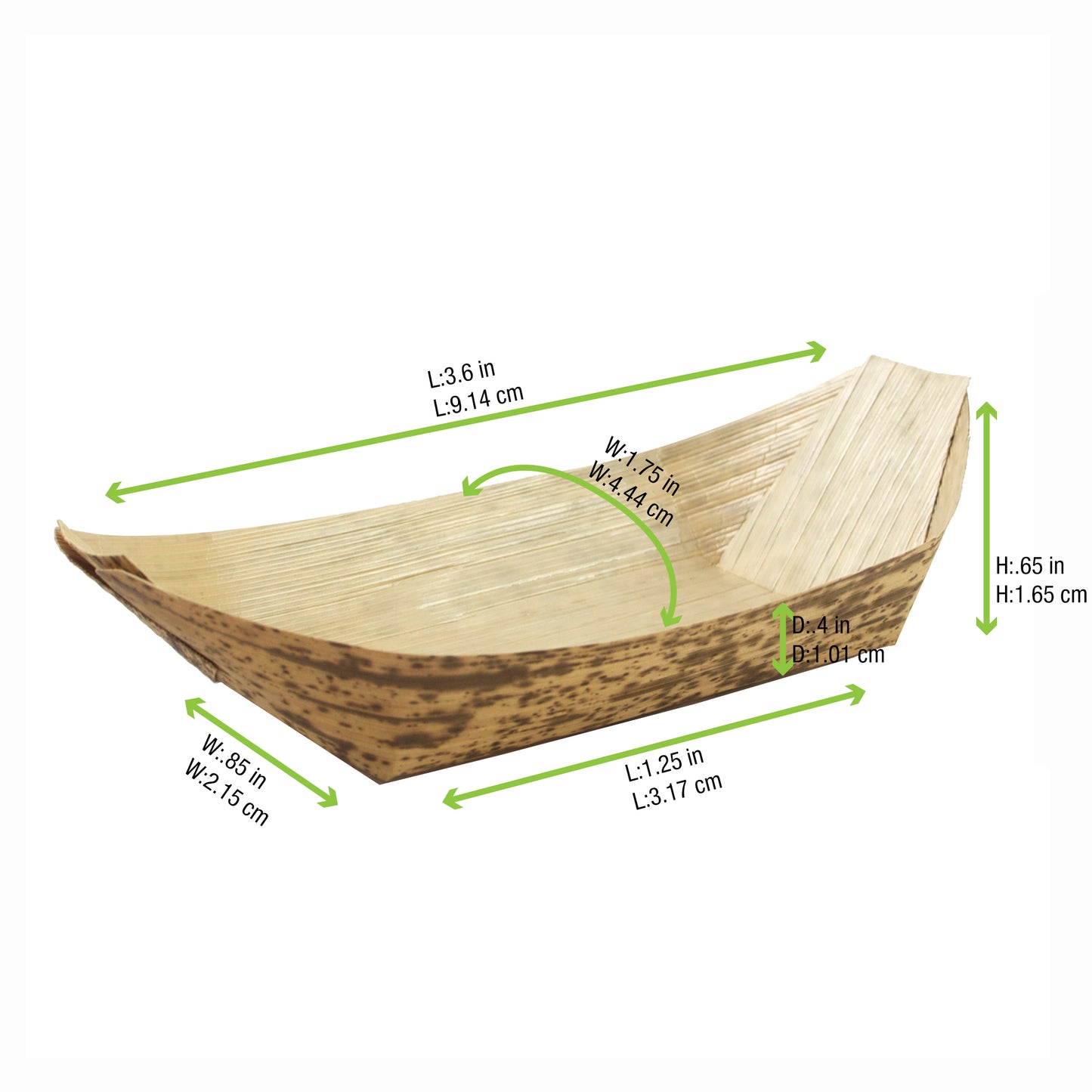 Bamboo Leaf Boat 1000/Case