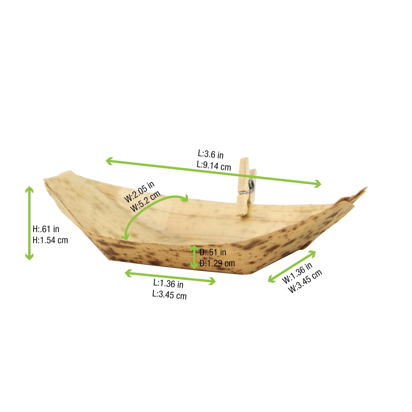 Bamboo Leaf Boat 2000/Case