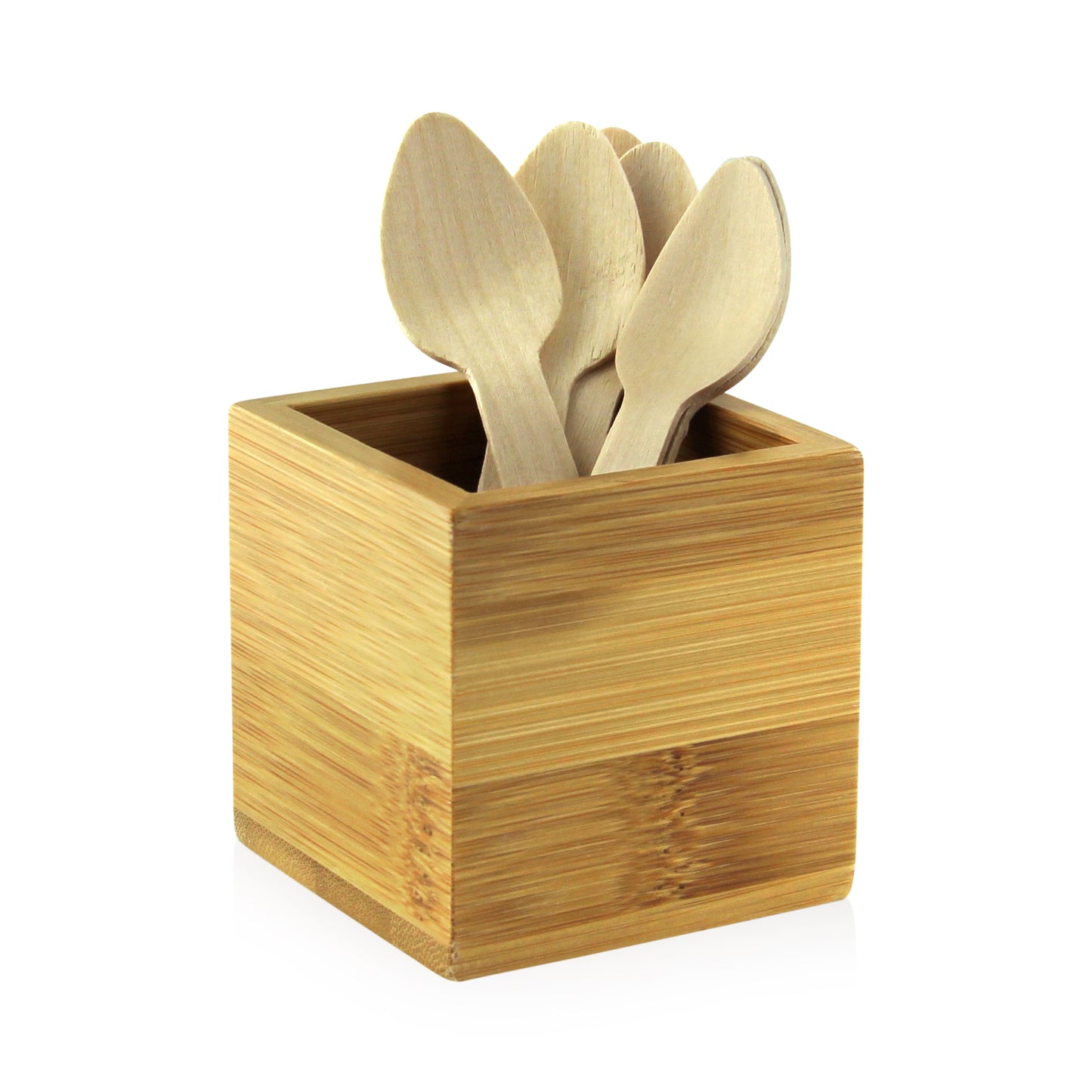 Bamboo Cutlery & Napkin Holder