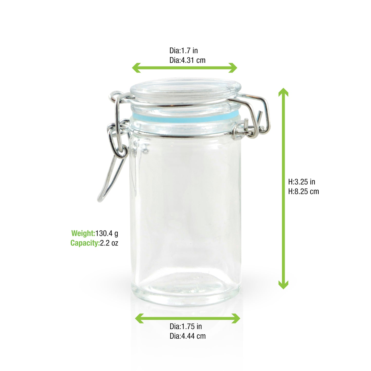 Mini Glass Seal Jars