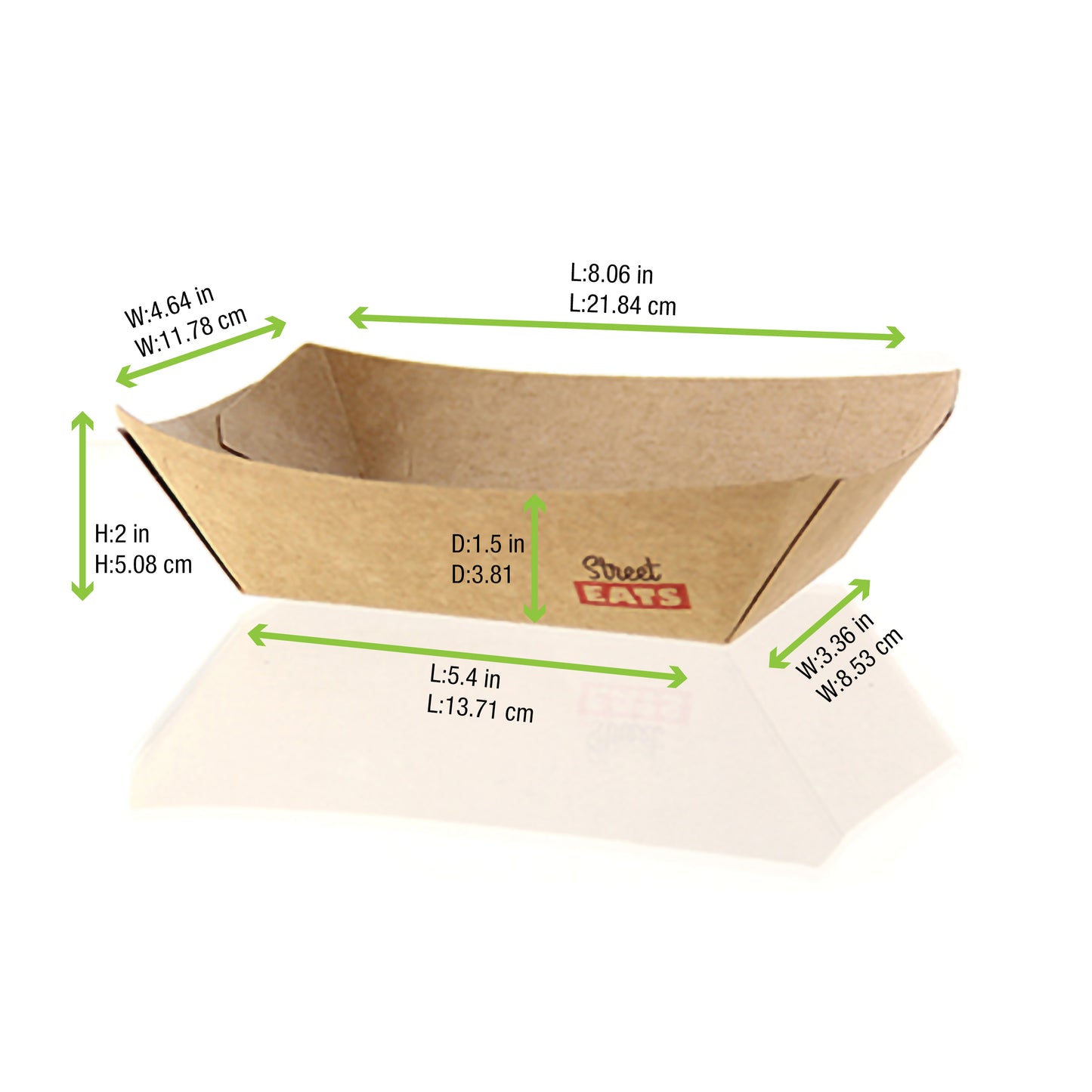 Multi Use Large Kraft Paper Boat