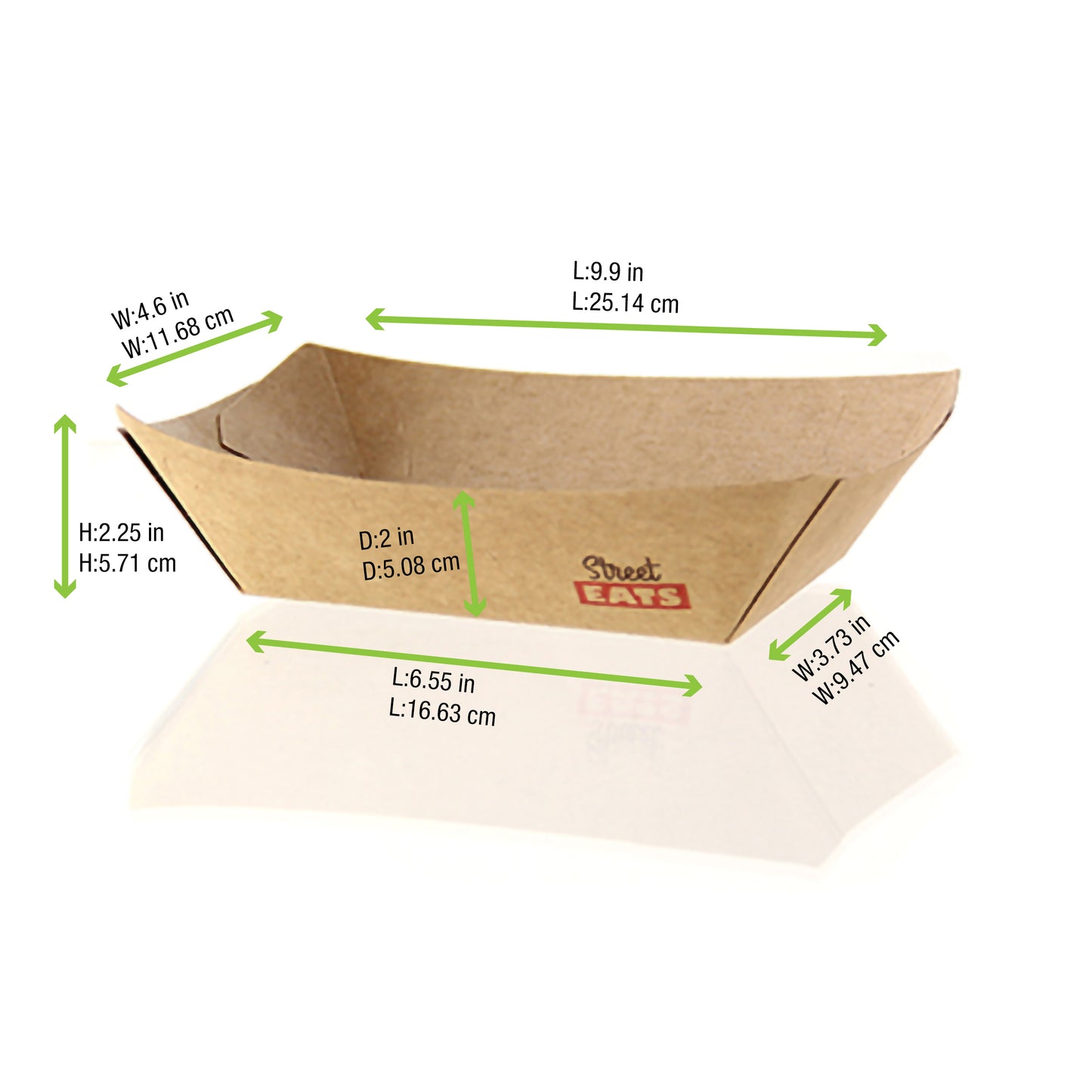 Multi Use Large Kraft Paper Boat