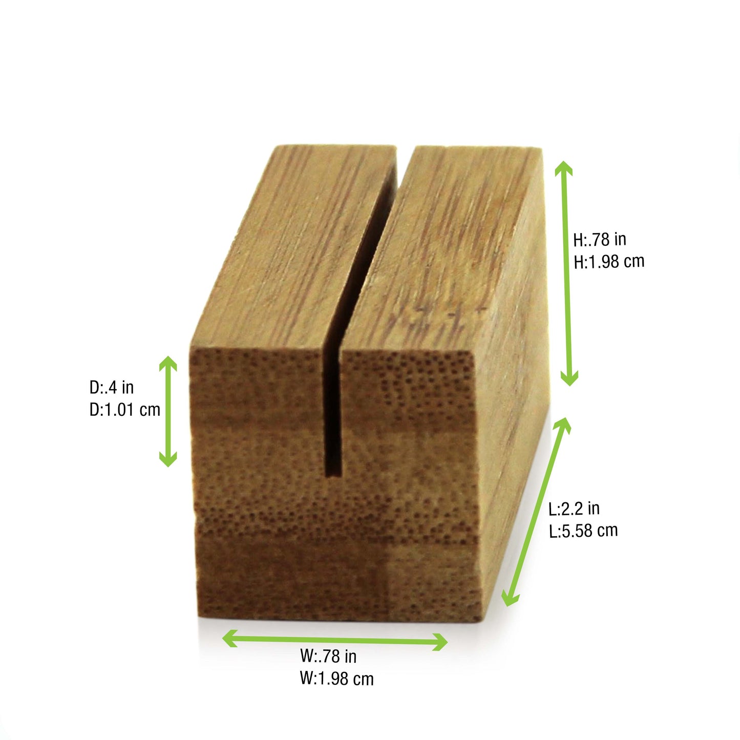 Bamboo Square Card Holder