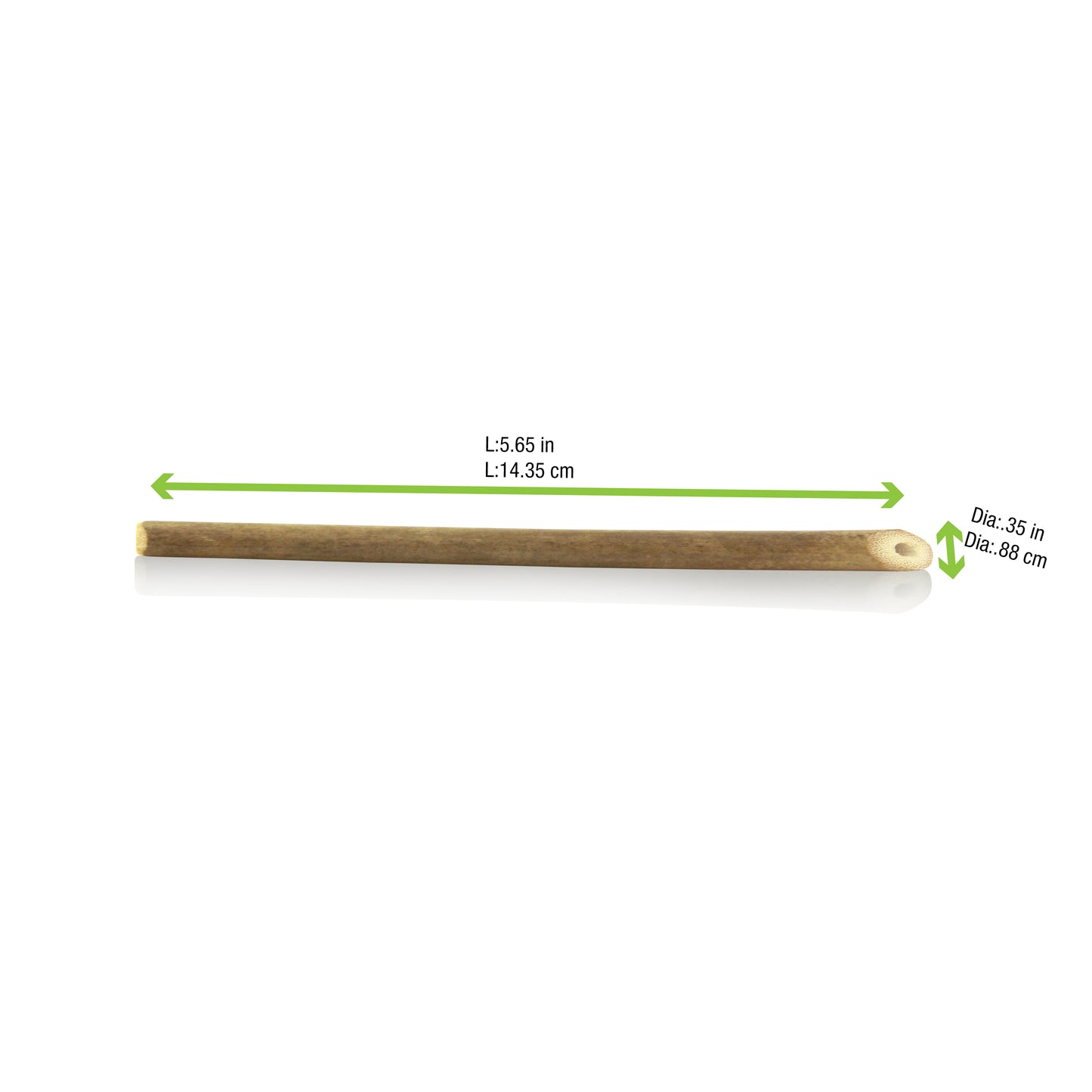 Durable & Reusable Cocktail Bamboo Straw