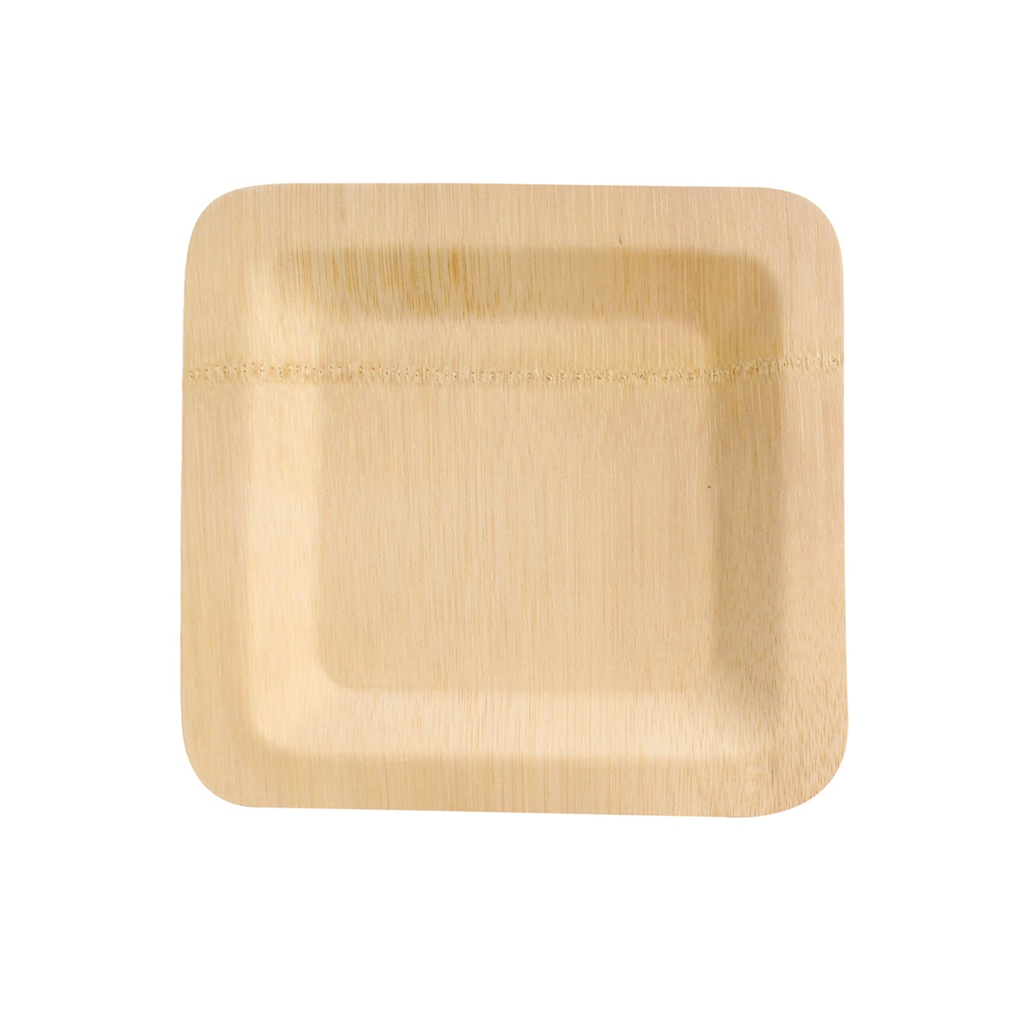 Bamboo Veneer Square Plate 50/Case