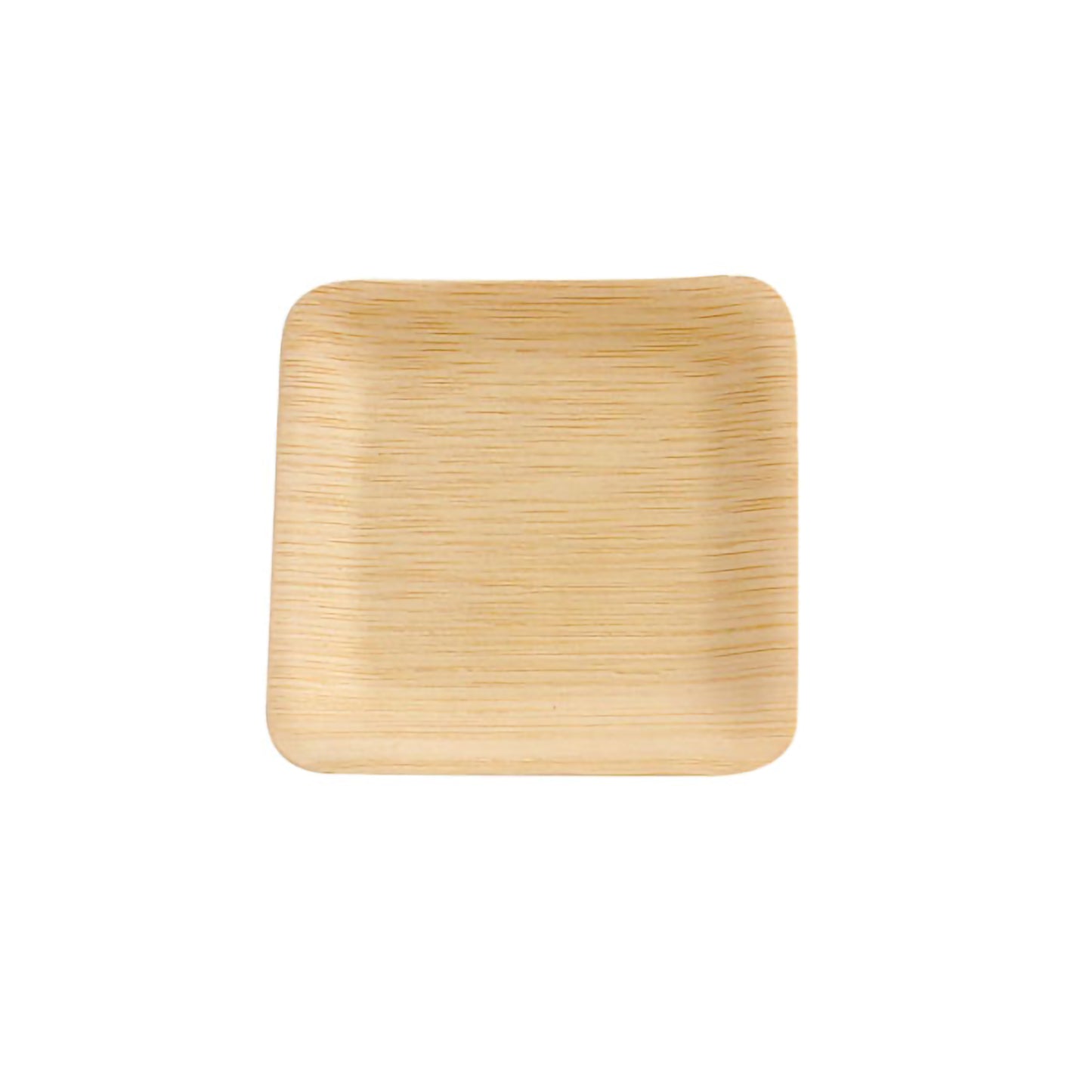 Bamboo Veneer Square Plate 100/Case