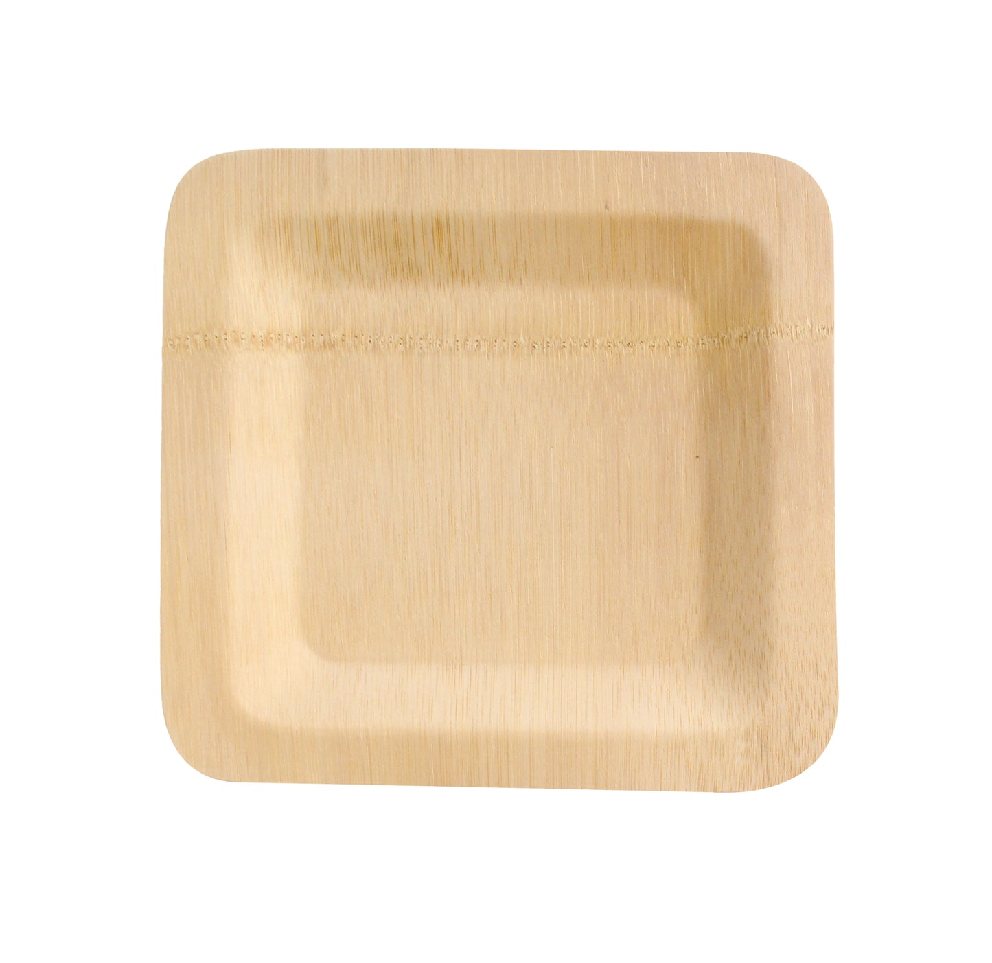 Bamboo Veneer Square Plate 50/Case