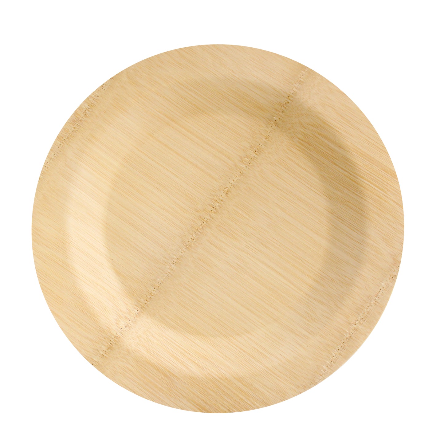 Bamboo Veneer Round Plate