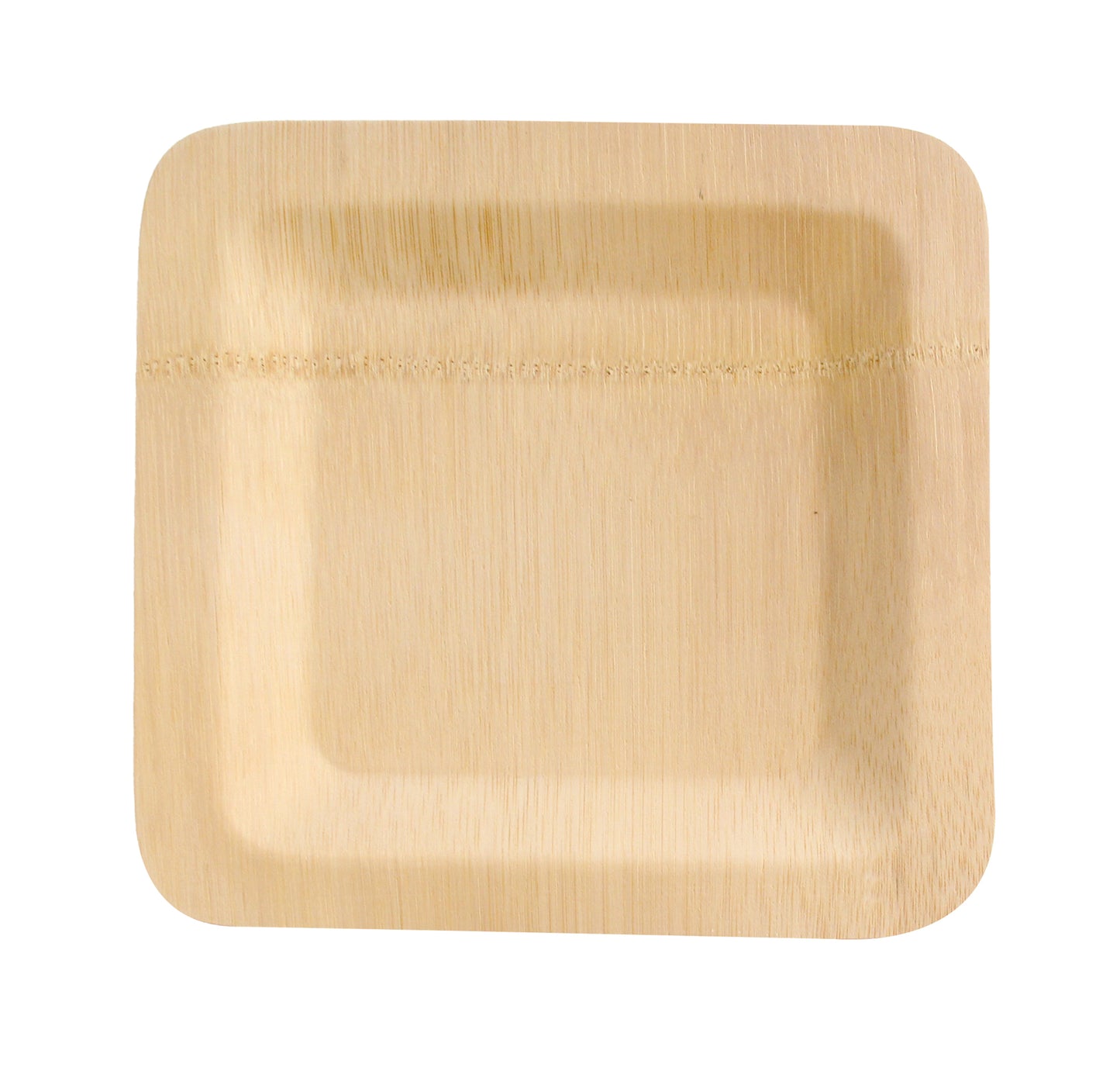 Bamboo Veneer Square Plate 50/Case