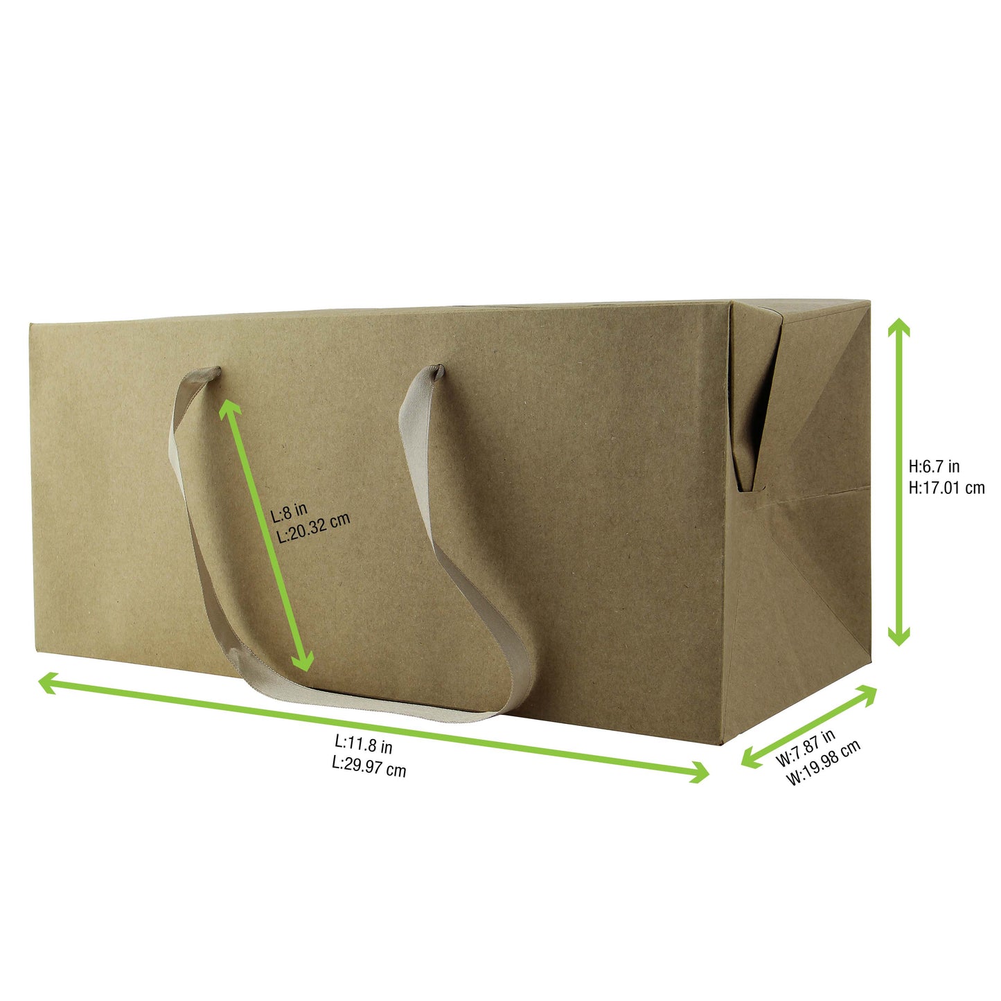 Box Bag with Handles