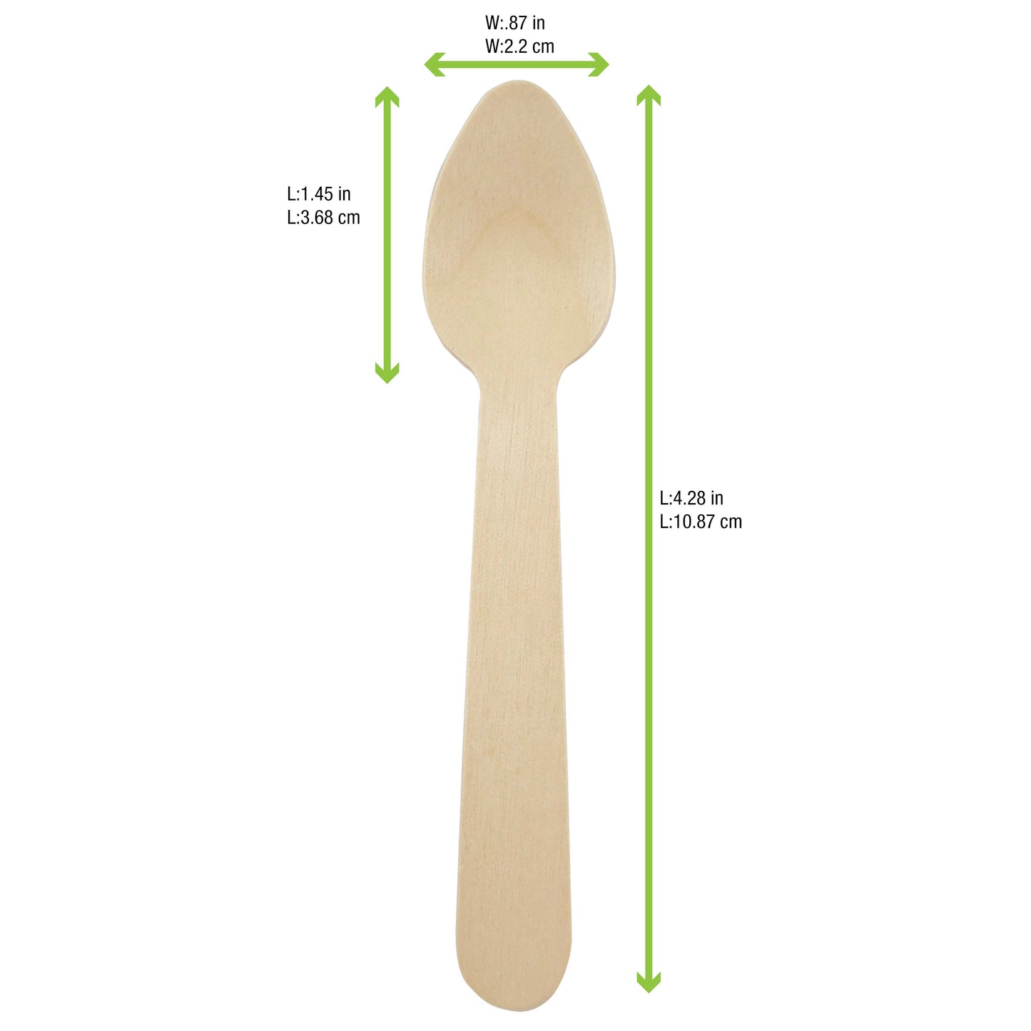 Mini Wooden Spoon Wrapped in Paper Wrapper