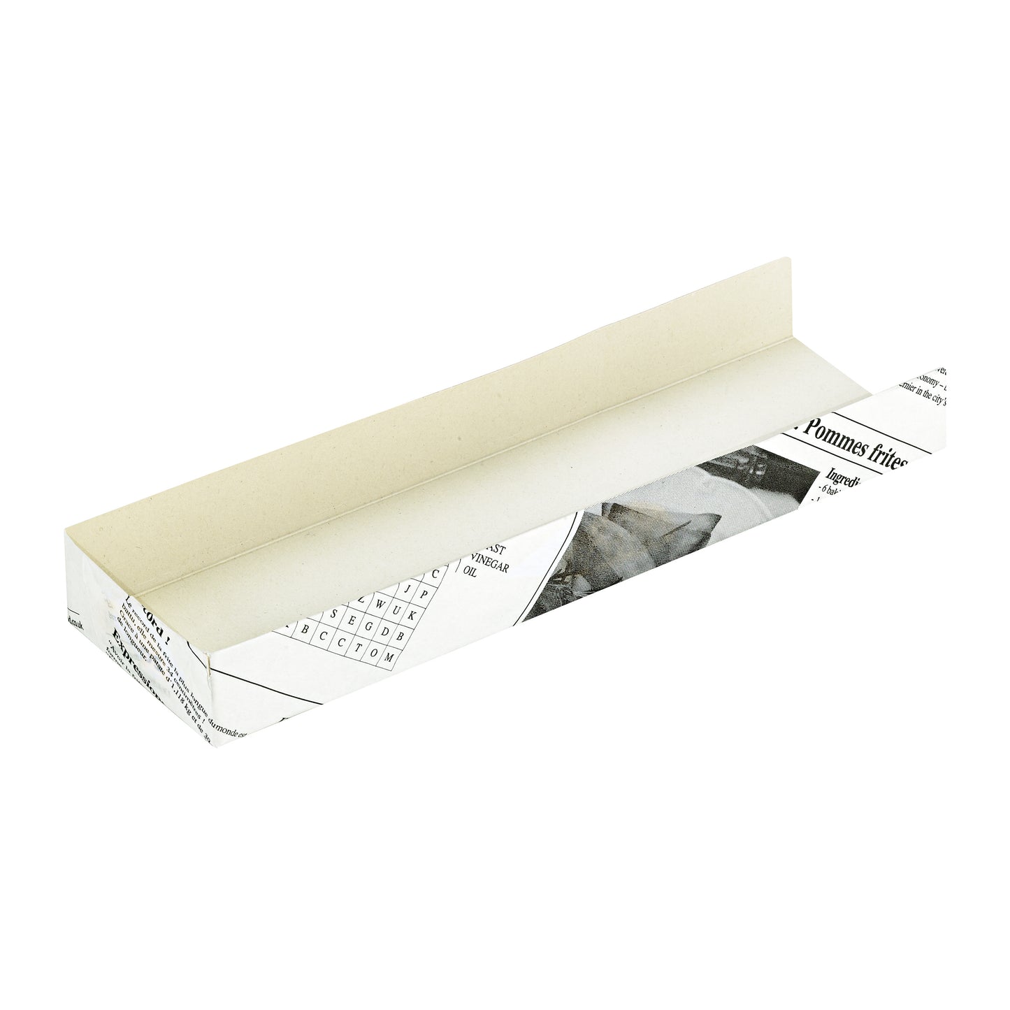 Hot Dog Holder Tray with Newspaper Print