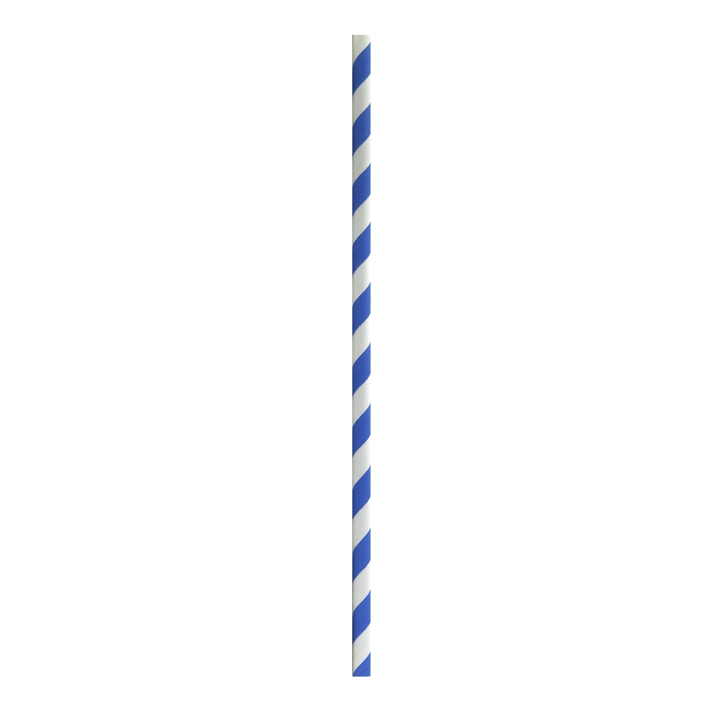 Durable Striped Cocktail Paper Straws - Unwrapped