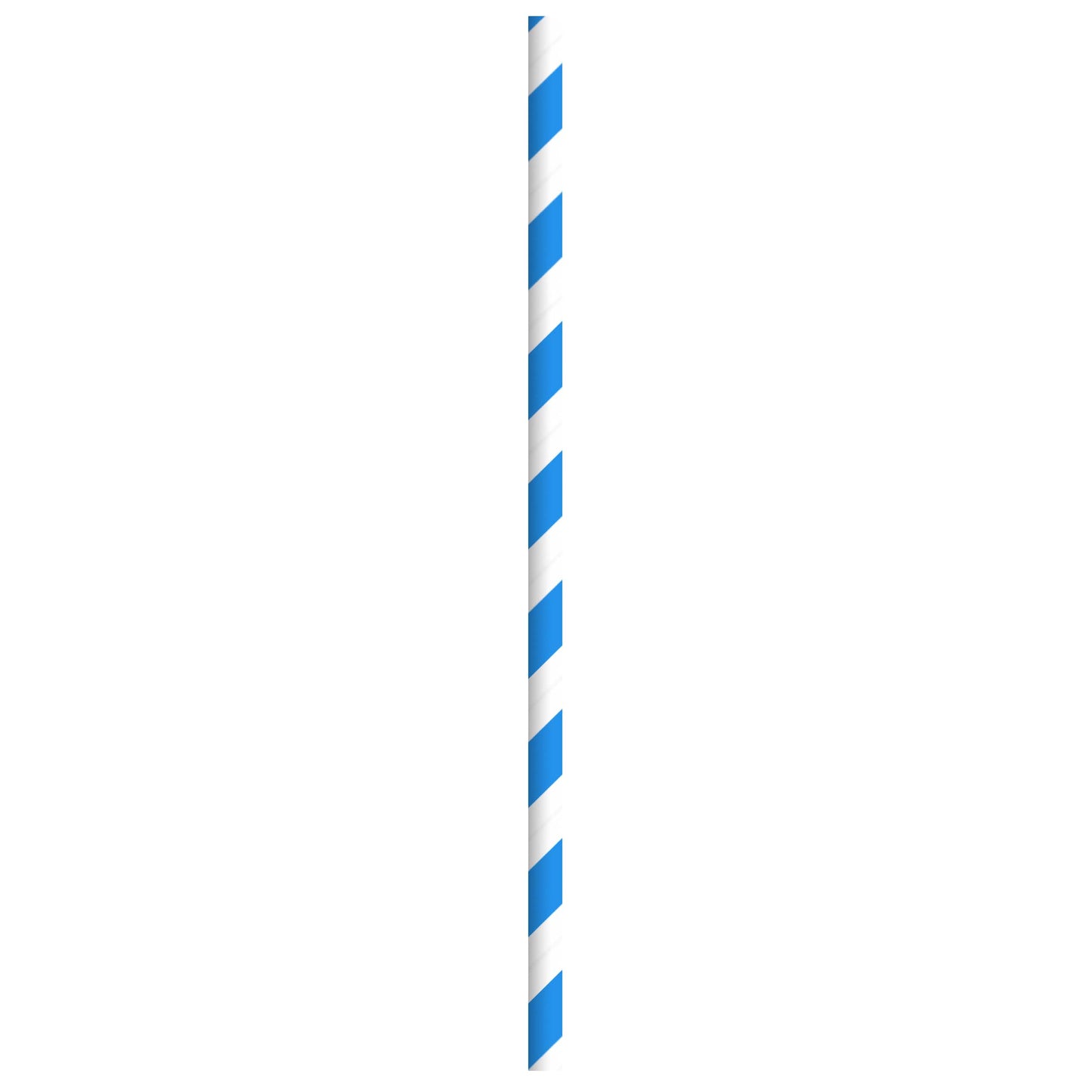 Durable Striped Paper Straws - Wrapped