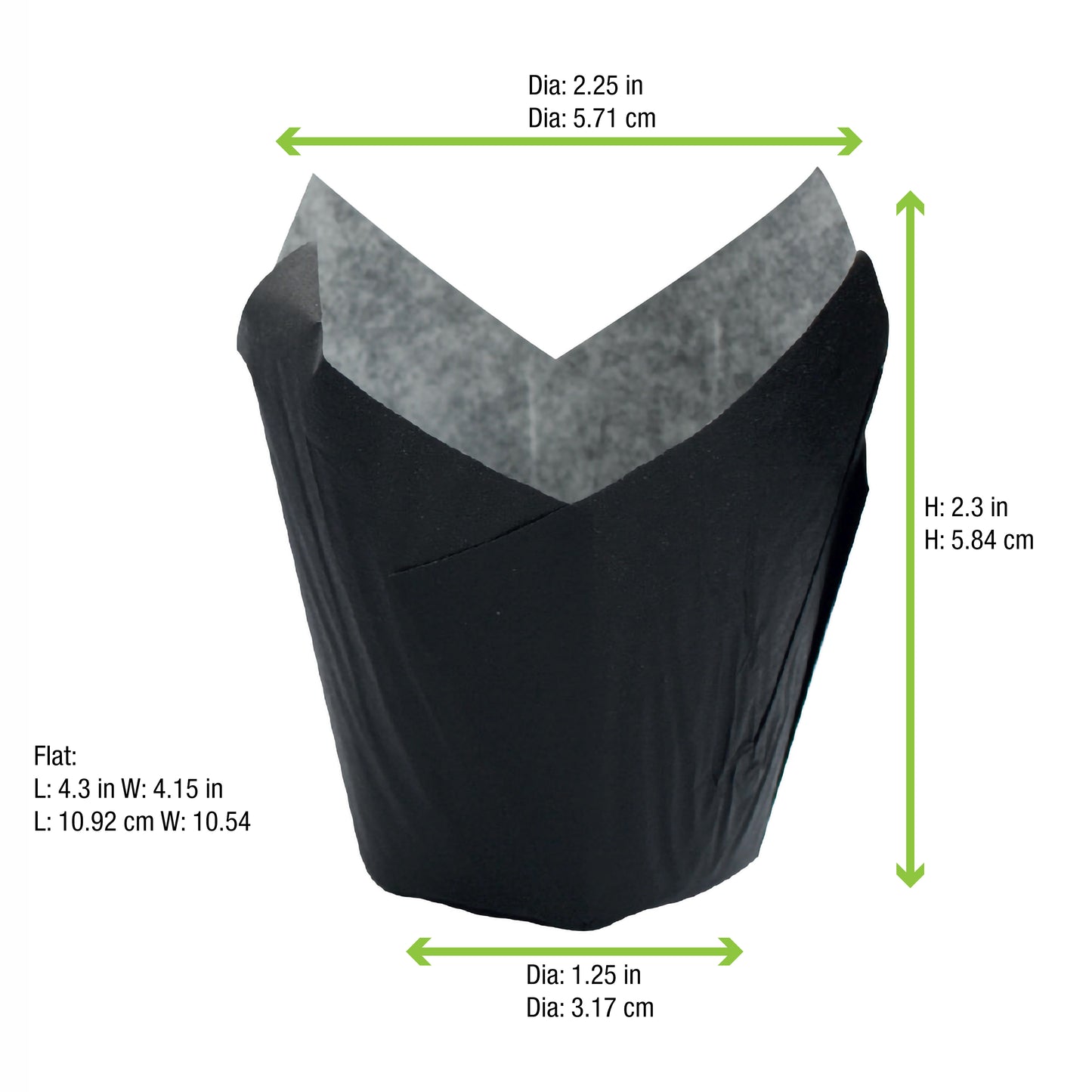 Tulip Black Baking Case