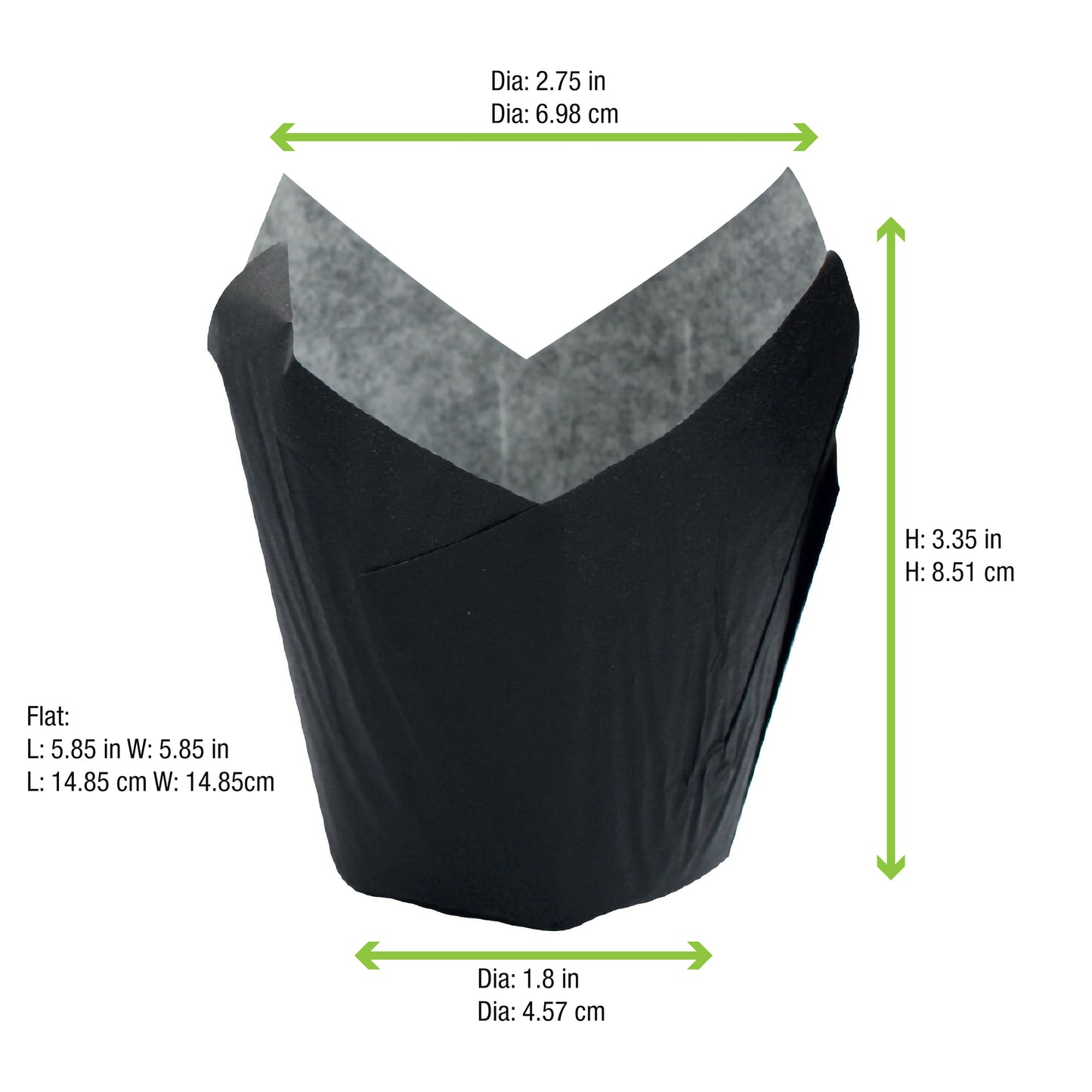 Tulip Black Baking Case