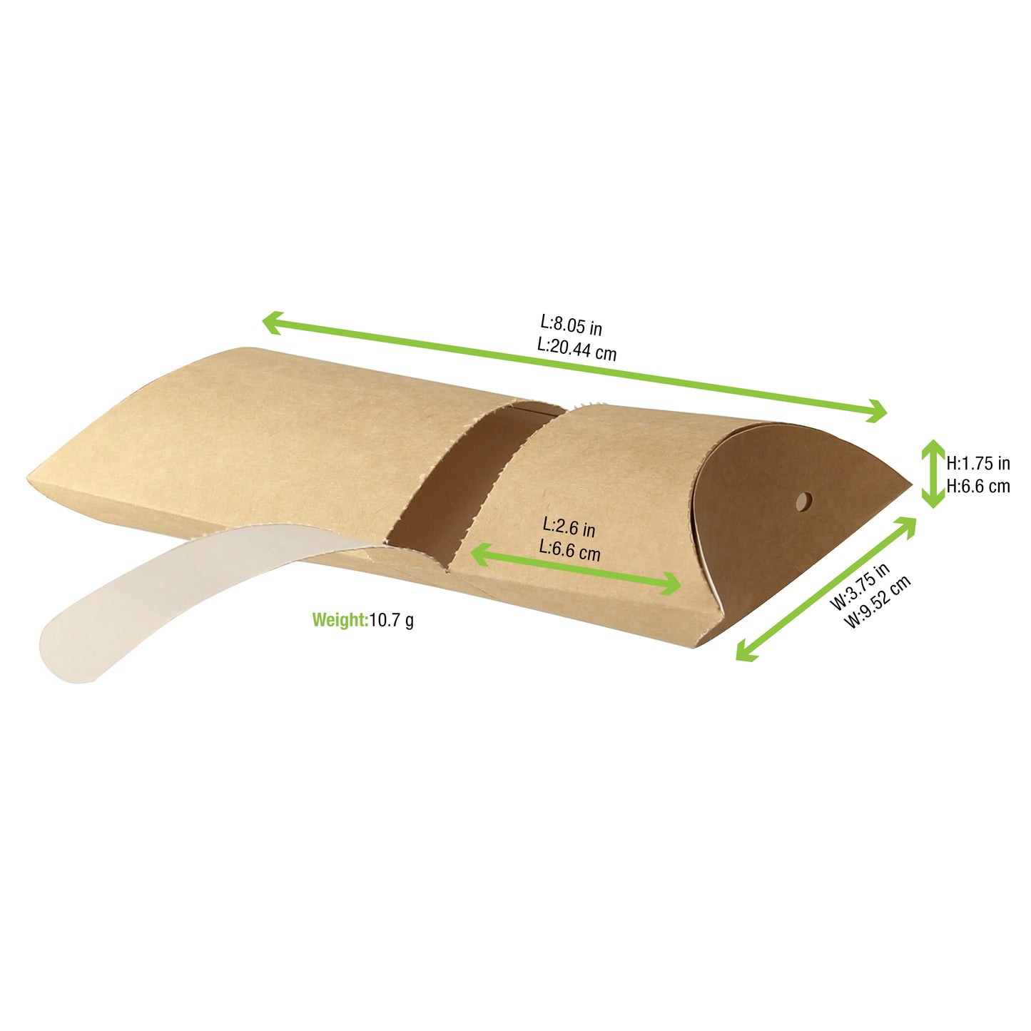 Burrito & Crepe Container With Tear Off