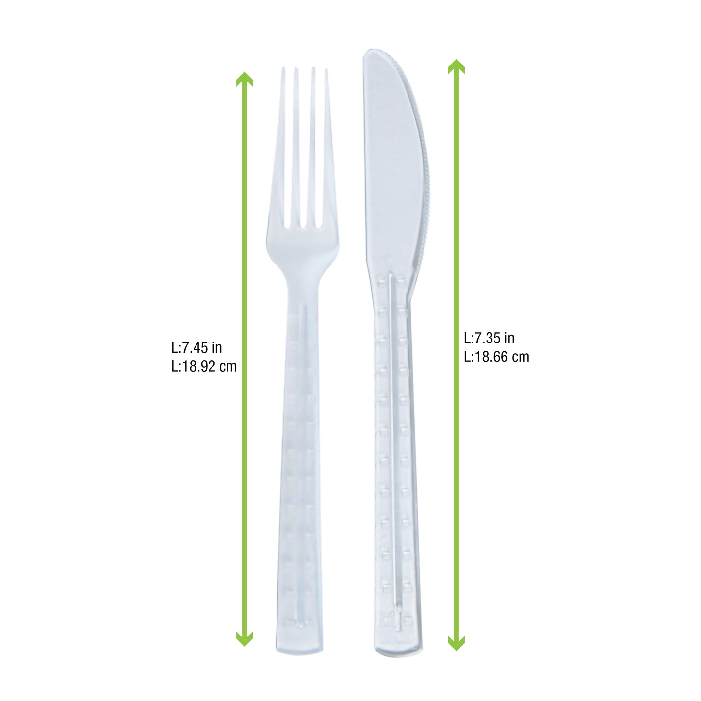 Clear First Class Kit 2/1 (Fork, Knife)