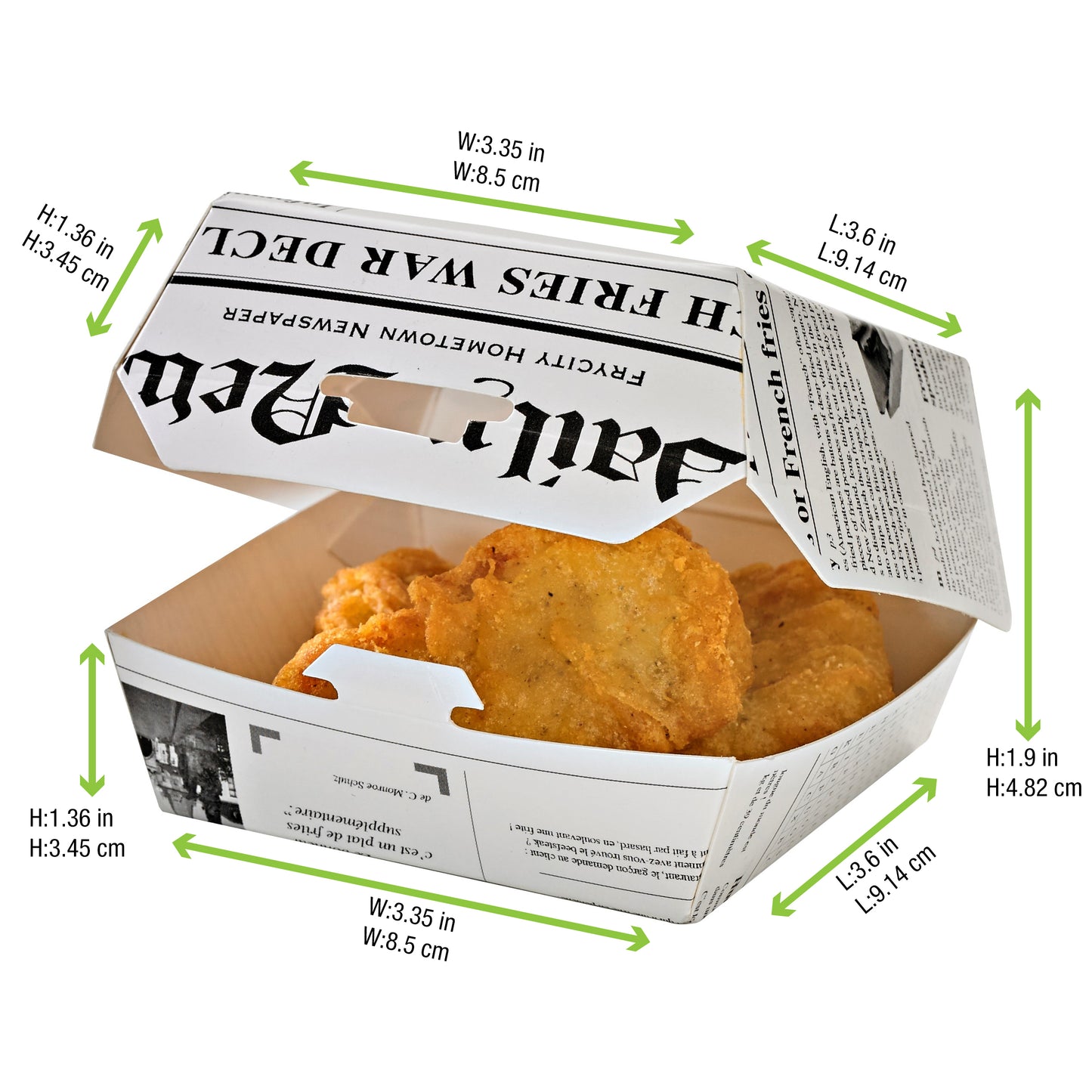 Newspaper Print Mini Slider Box