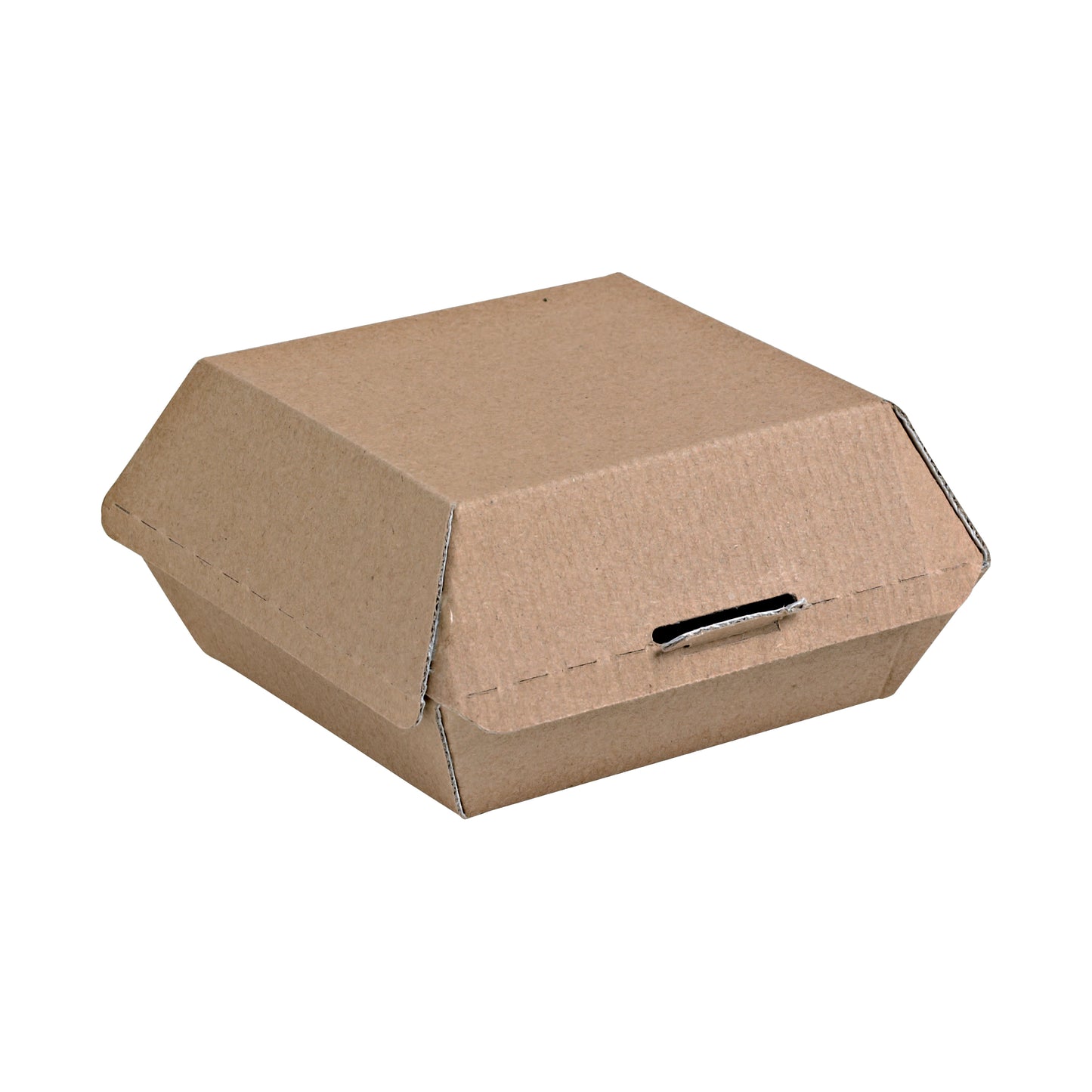 Kraft Corrugated Hamburger Clamshell Take Out Box