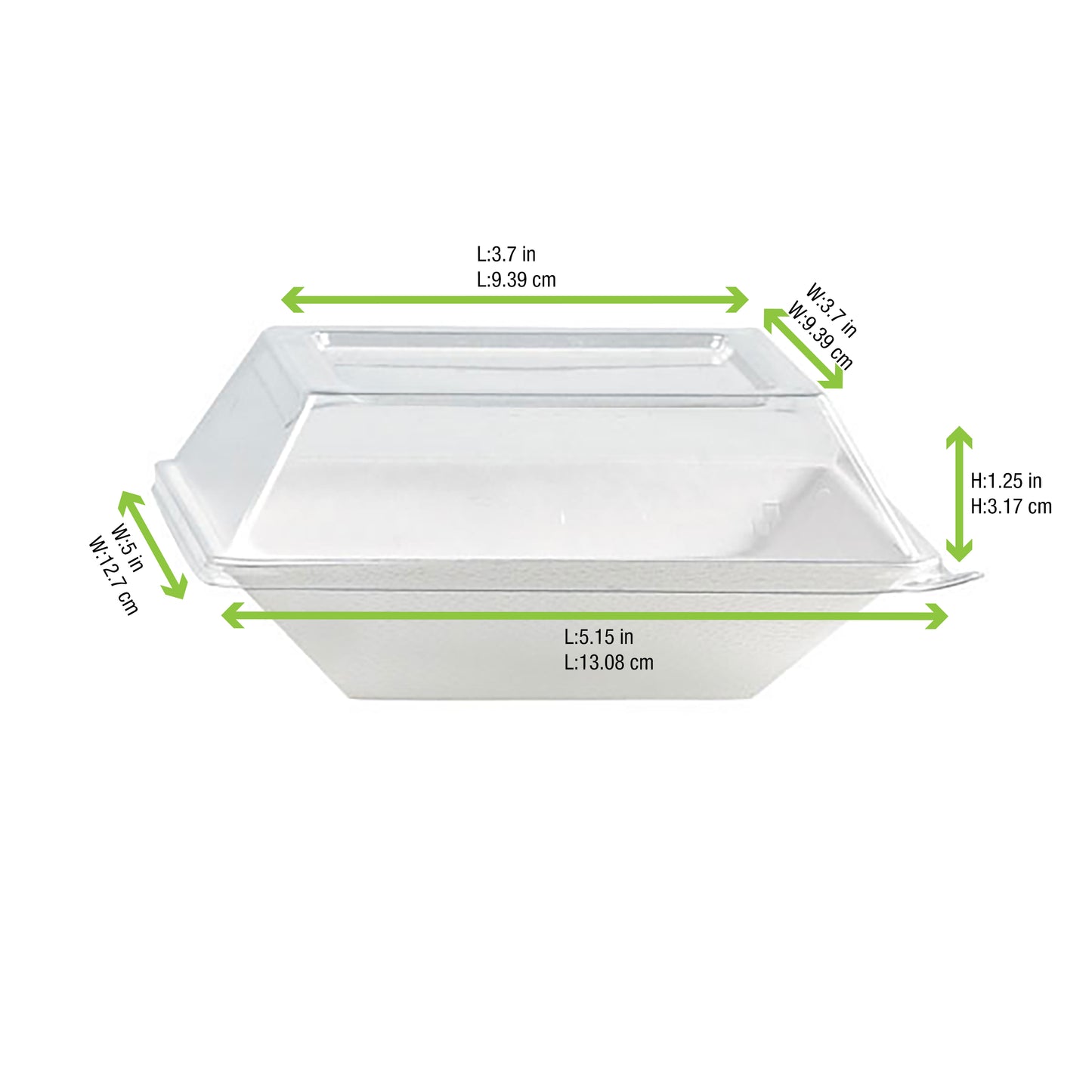 Clear PET Lid for 210ECOD1414