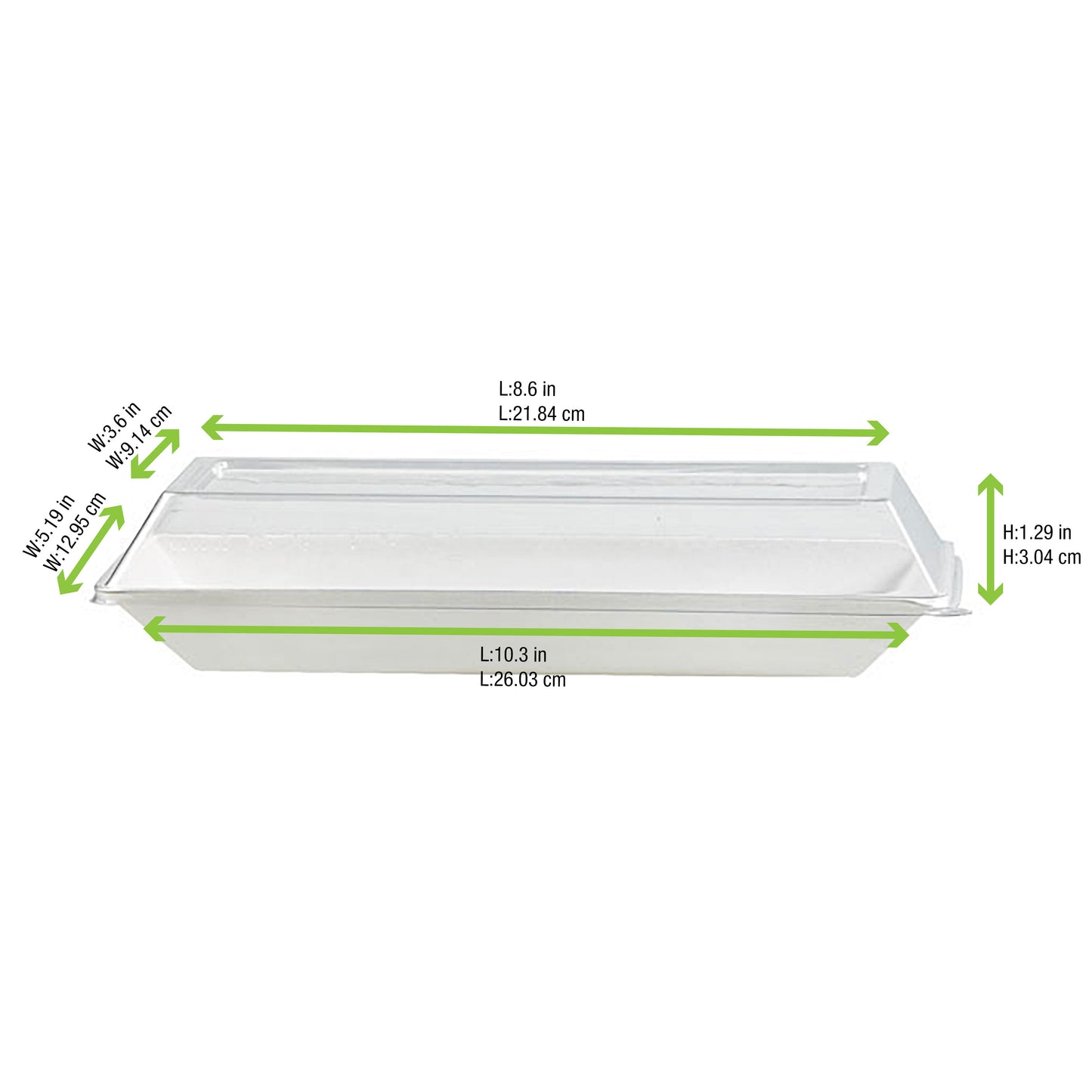Clear PET Lid for 210ECOD2724