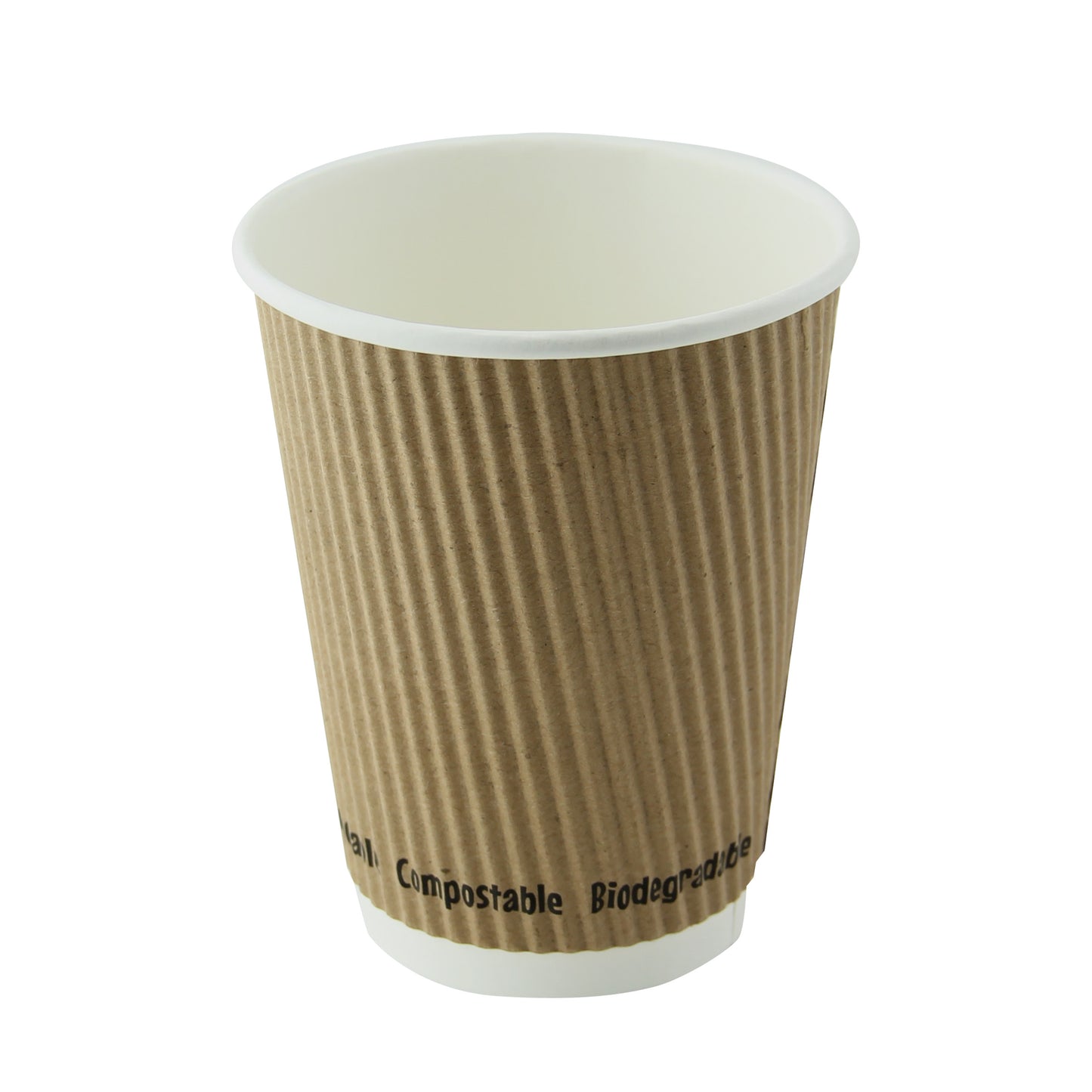 Compostable Rippled Kraft Cup 500/Case