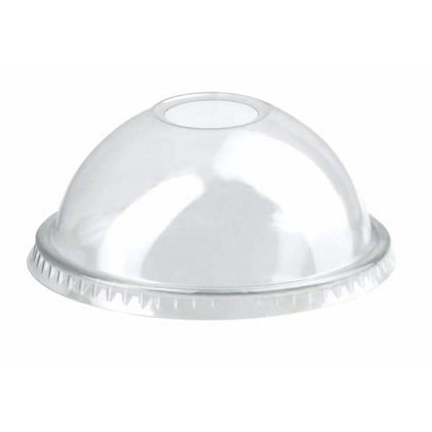 Clear Dome Lid With Hole