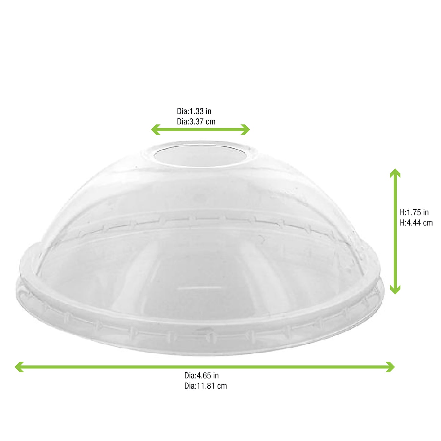 Clear PET Dome Lid for 210DELINEWS & 210DELIPOC & 210DELIK