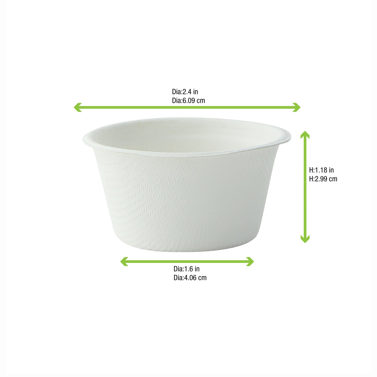 White Sugarcane Souffle / Portion Cup