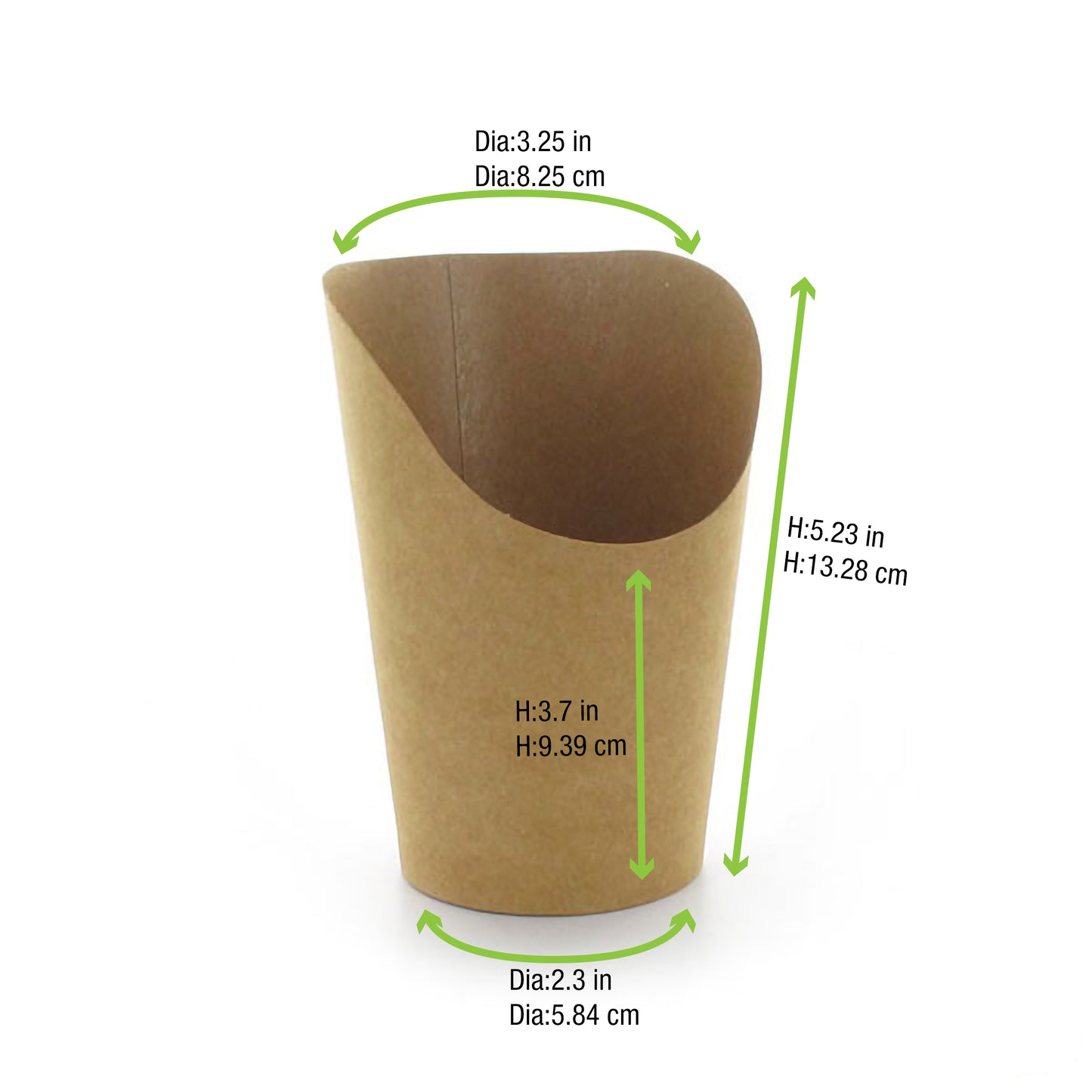 Kraft Wrap Cup 1000/Case