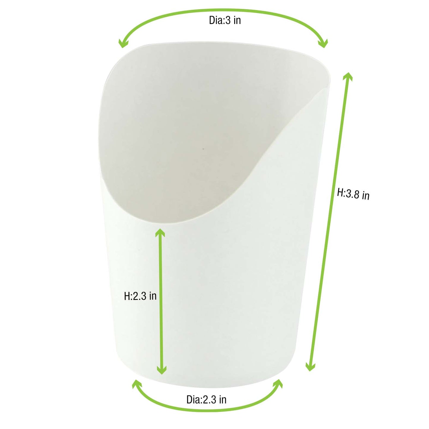 White Kraft Wrap Cup