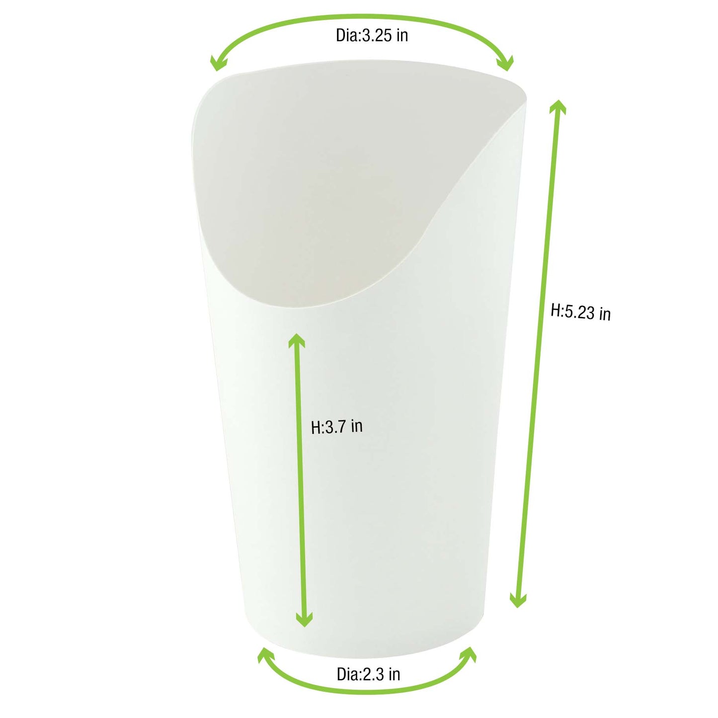 White Kraft Wrap Cup