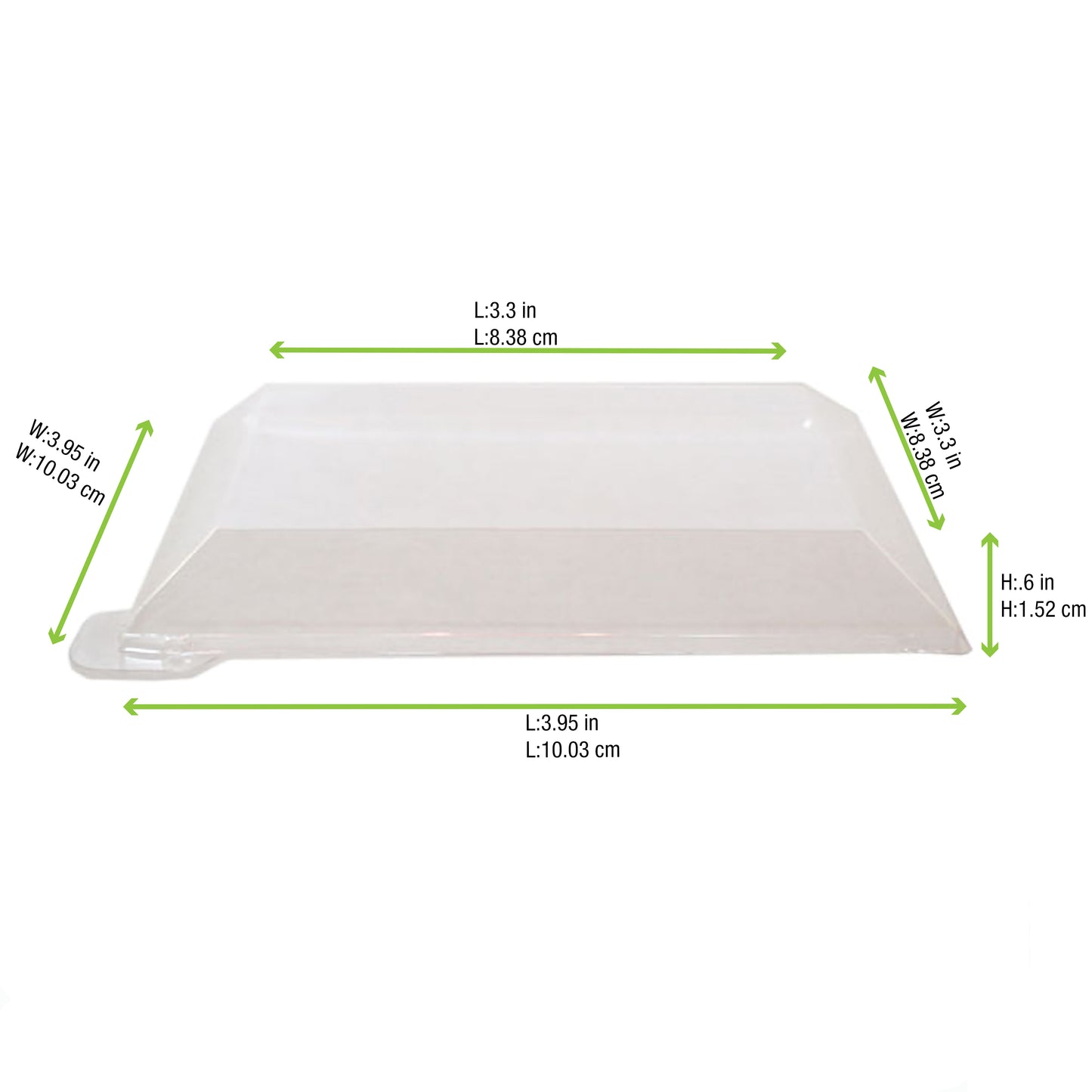 Klarity Clear PET Lid for 210KLAR1010