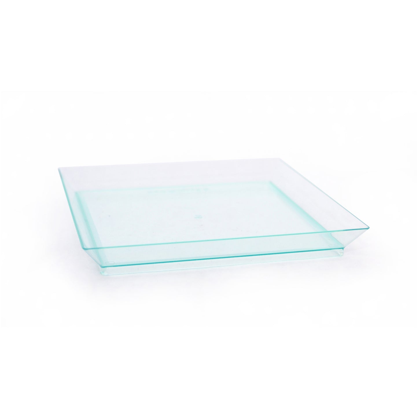 Klarity Square Transparent Green Dish