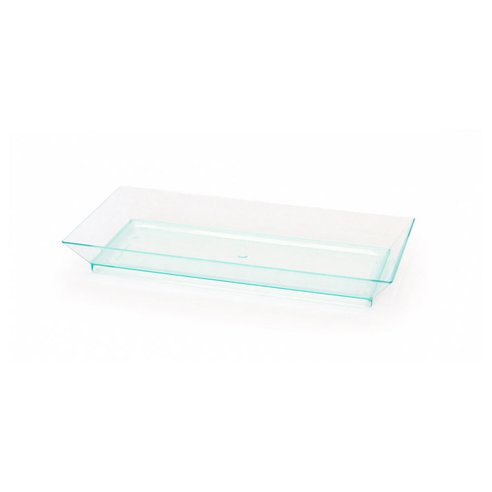 Klarity Rectangular Transparent Green Dish