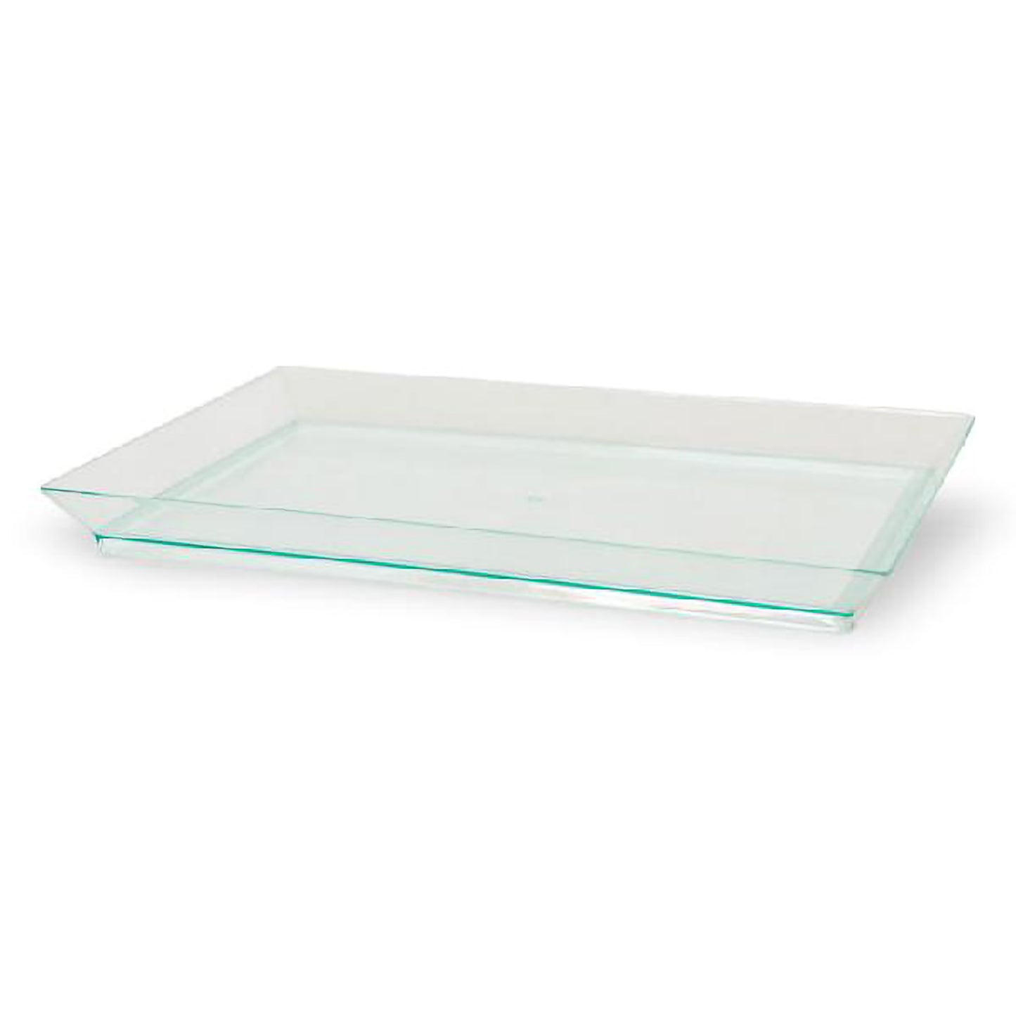 Klarity Rectangular Transparent Green Dish