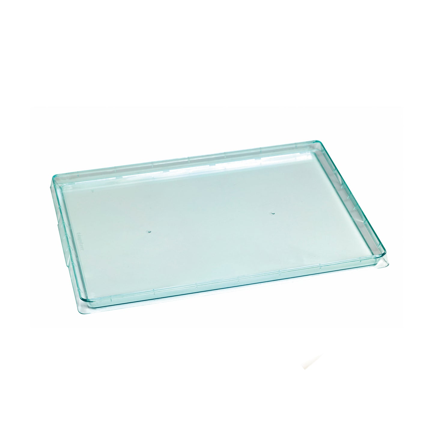 Klarity Rectangular Transparent Green Tray