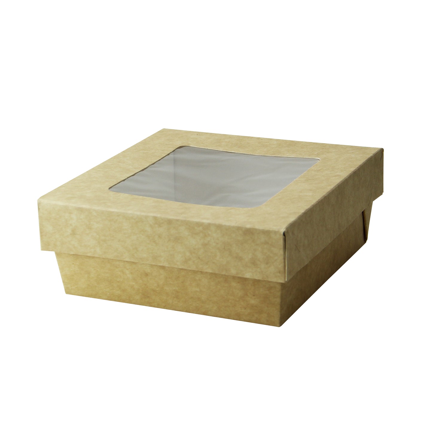 Kraft Kray Boxes with PET Window Lid 250/Case