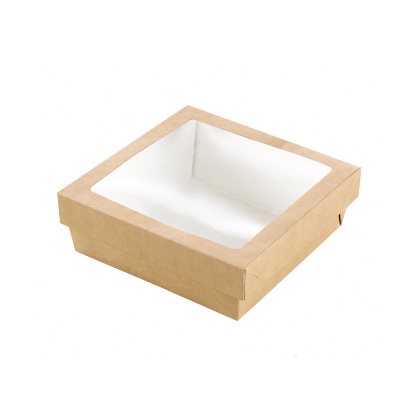 Kraft Kray Boxes with PET Window Lid 250/Case