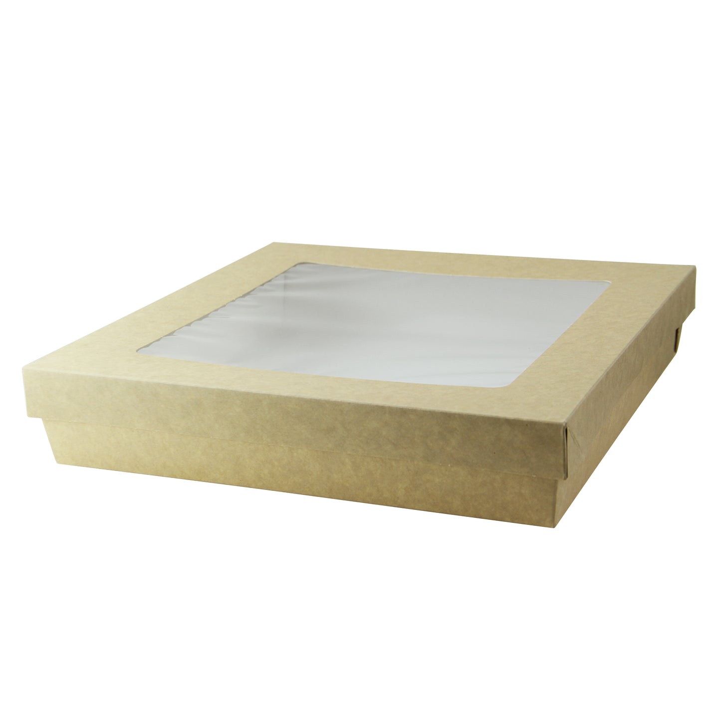 Kraft Kray Boxes with PET Window Lid 100/Case