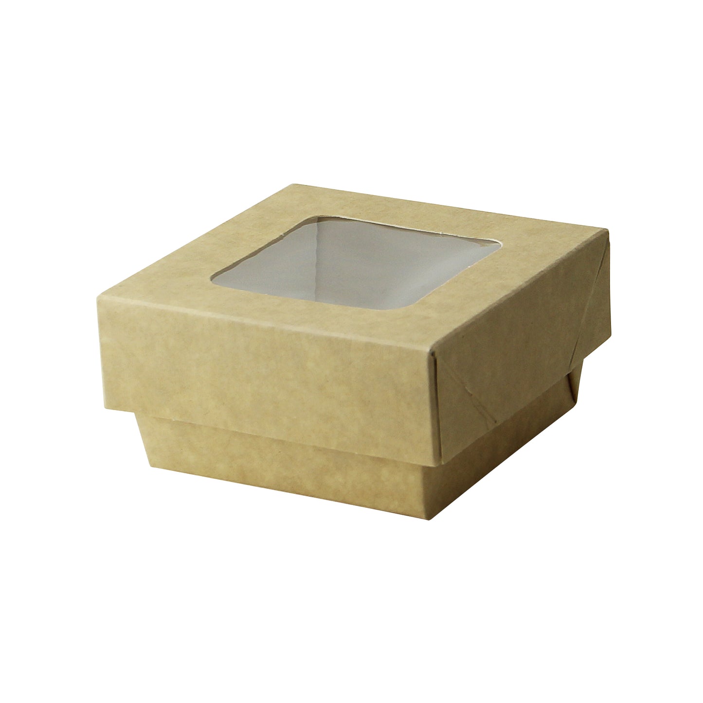 Kraft Kray Boxes with PET Window Lid 250/Case